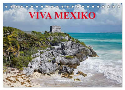 CALVENDO Wandkalender VIVA MEXIKO (Tischkalender 2025 DIN A5 quer), CALVENDO Monatskalender