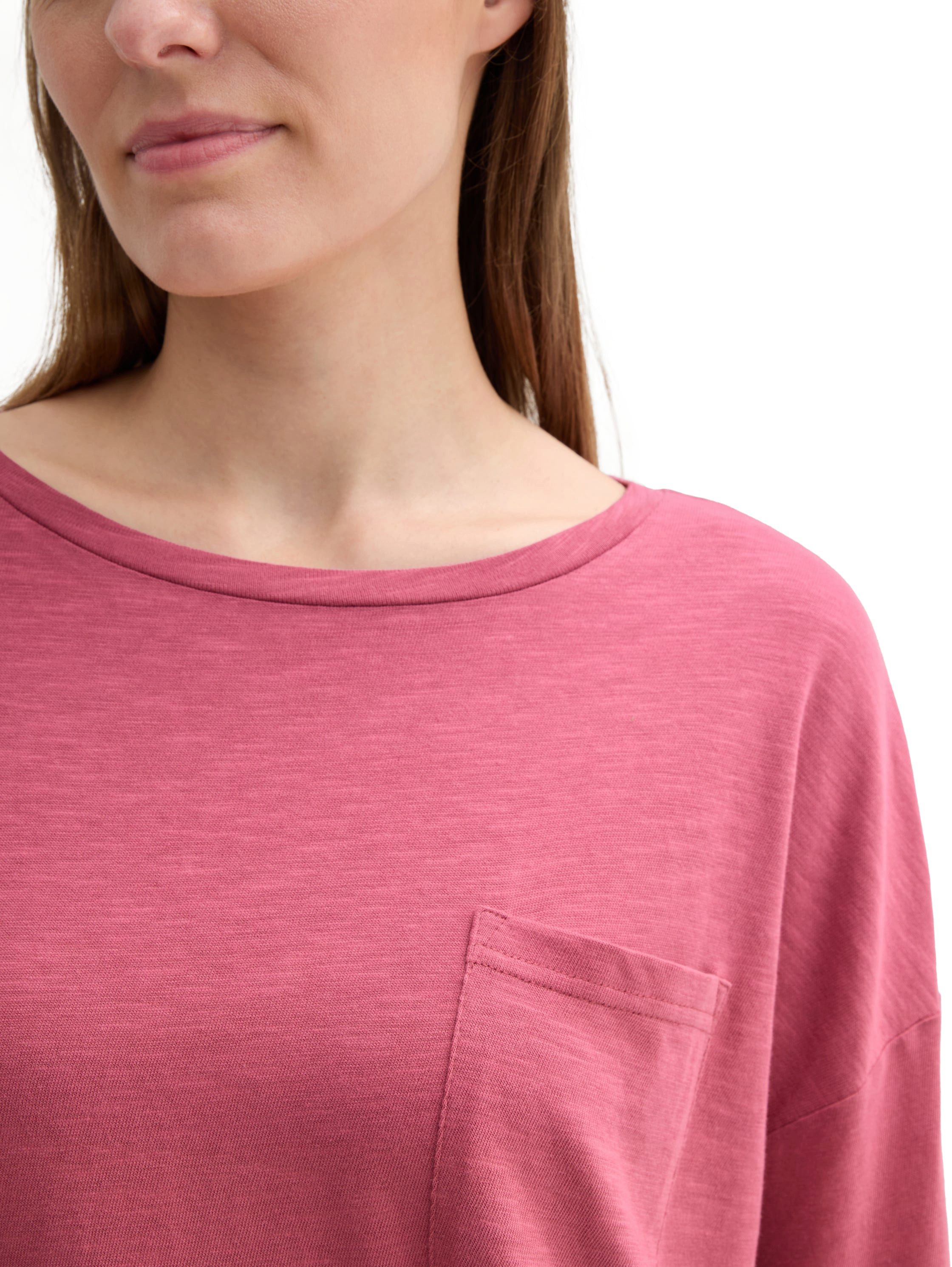 TOM TAILOR Langarmshirt mit Brusttasche
