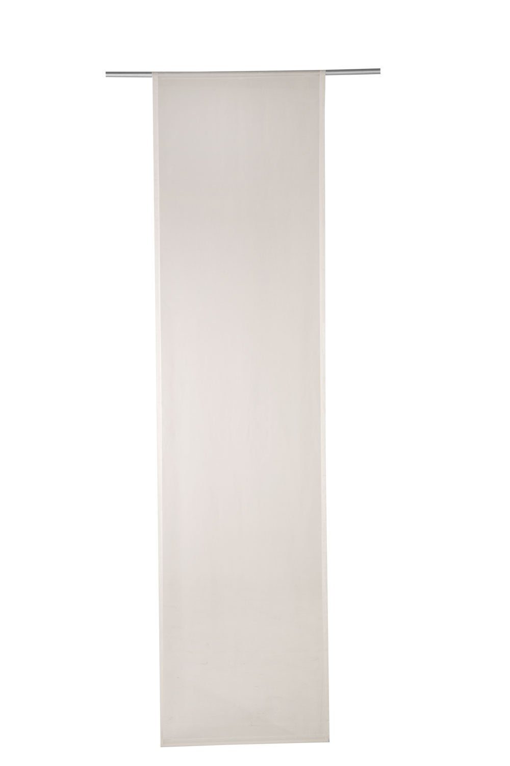 Gözze Vorhang Flächenvorhang VIGO, 60 x 245 cm, Elfenbeinfarben, Schlaufe, günstig online kaufen