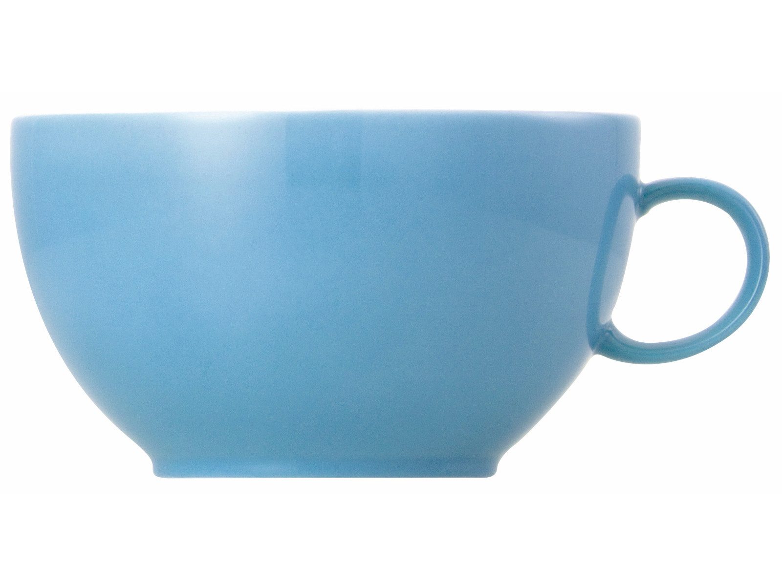 Thomas Porzellan Tasse Sunny Day Waterblue Cappuccino-Obertasse 0,38 l, Porzellan, Tassen