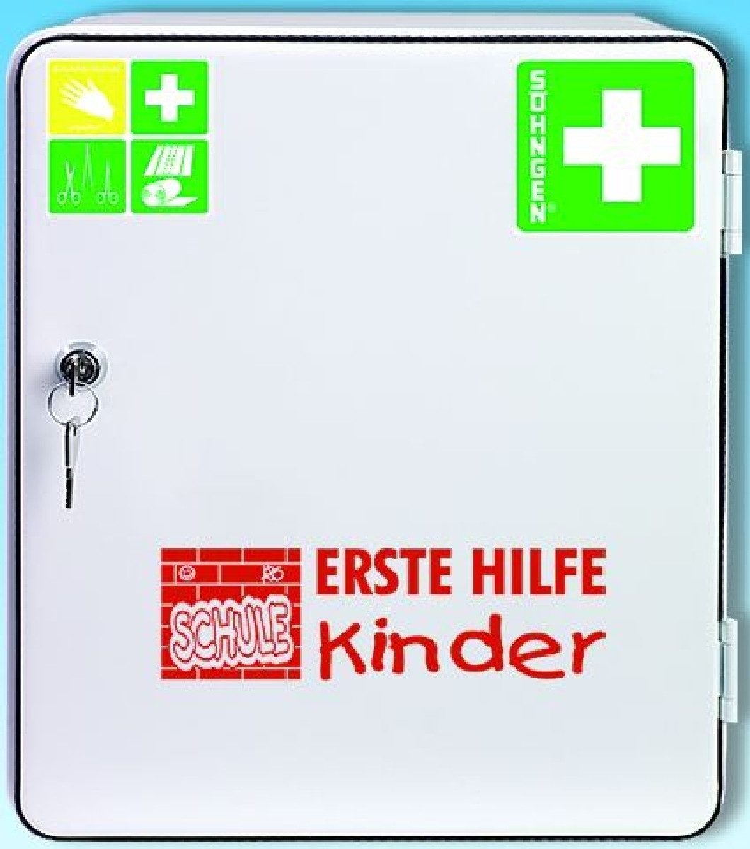 Söhngen Erste-Hilfe-Set Verbandschrank Erste-Hilfe Schule weiß
