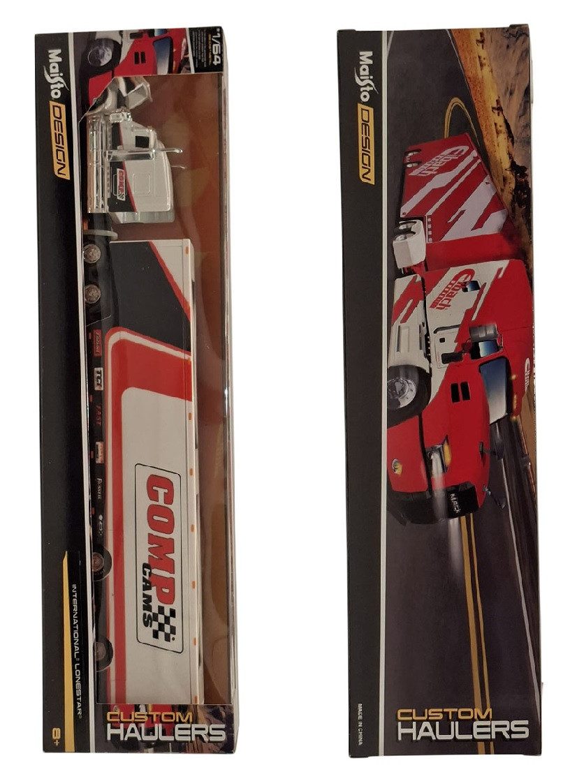 Bburago Spielzeug-LKW Bbaurago Custom Haulers International Lonestar COMP CAMPS Truck