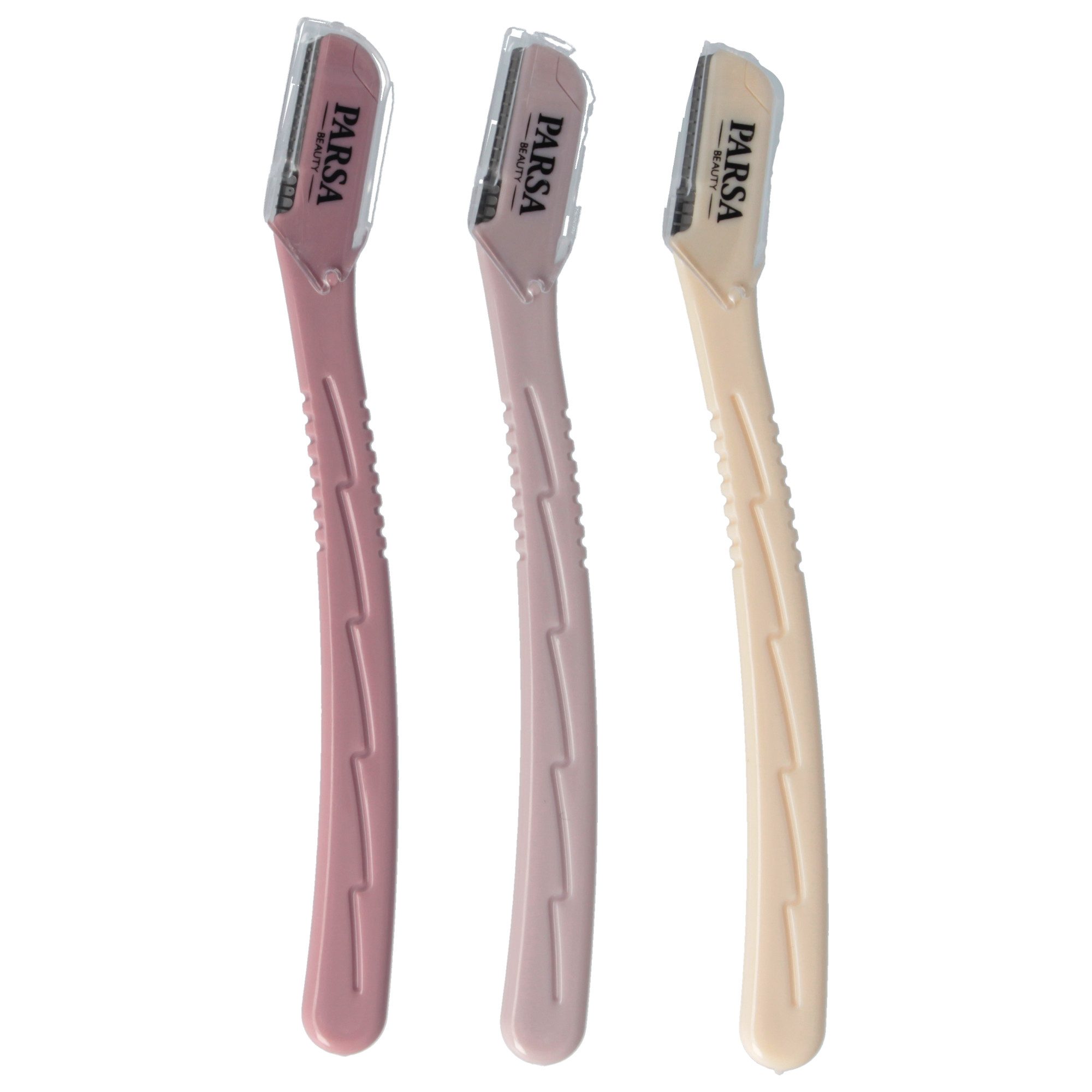 PARSA Beauty Augenbrauenschere PARSA Beauty Augenbrauen- und Gesichtshaartrimmer bunt 3 Stück