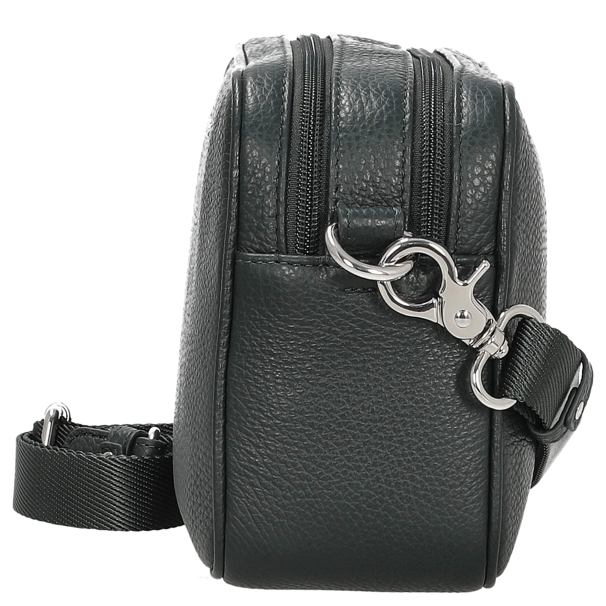 Mandarina Duck Umhängetasche Mellow Leather Camera Bag - Kameratasche 23 cm (scarab)