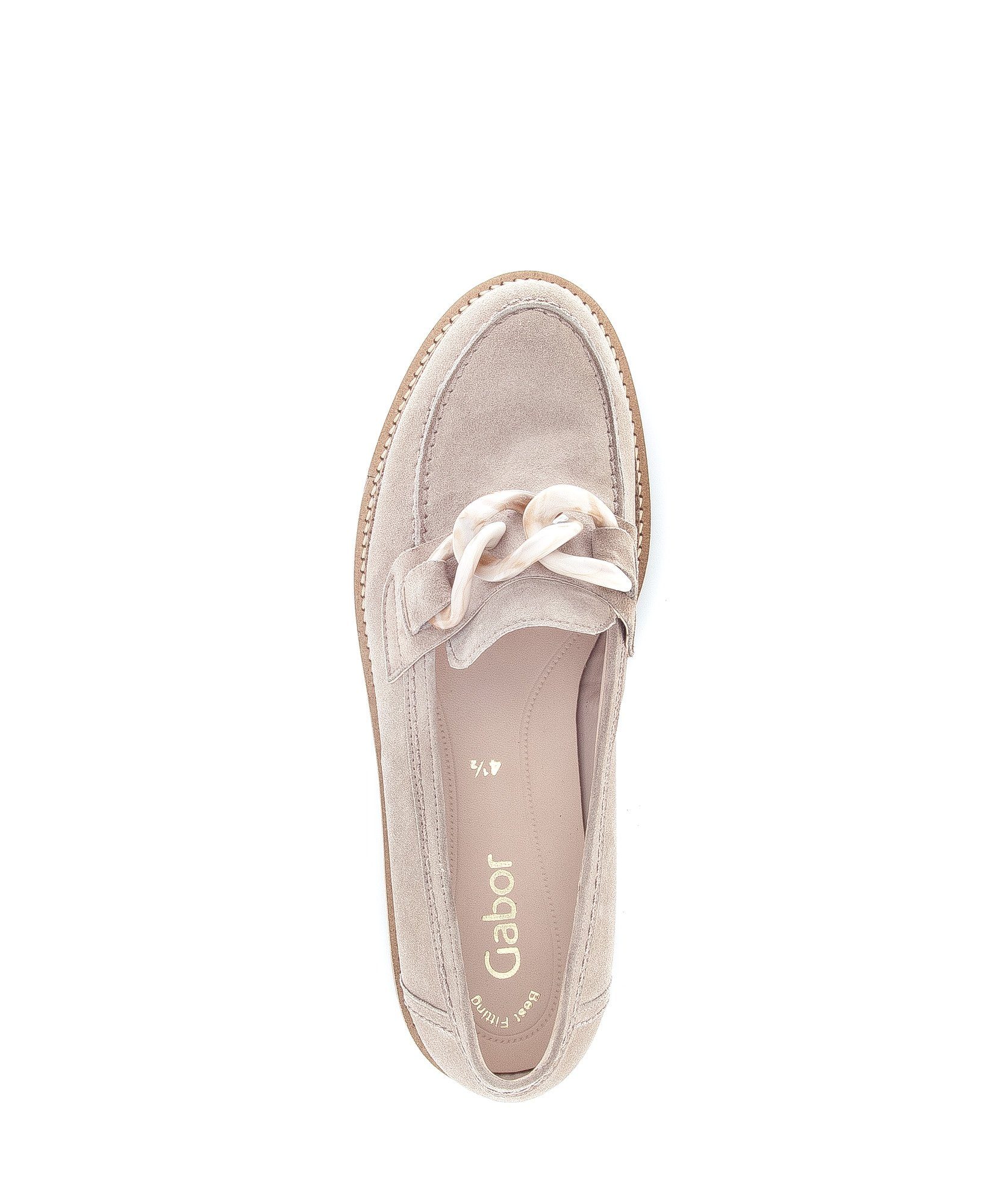 Gabor Beige Slipper (kiesel)