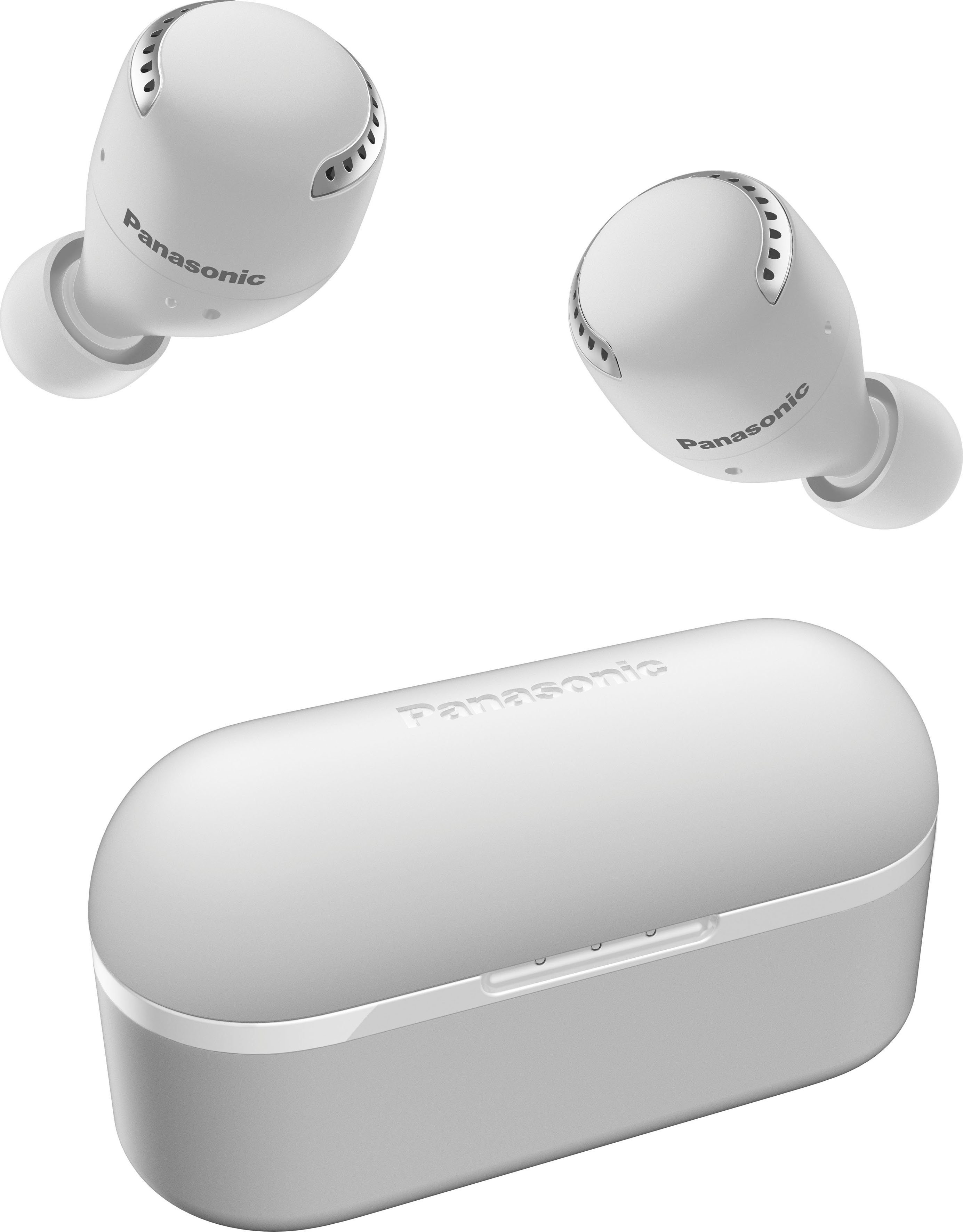 Panasonic RZ-S500WE In-Ear-Kopfhörer (Noise-Cancelling, True wireless Bluetooth) weiß Wireless, Sprachsteuerung