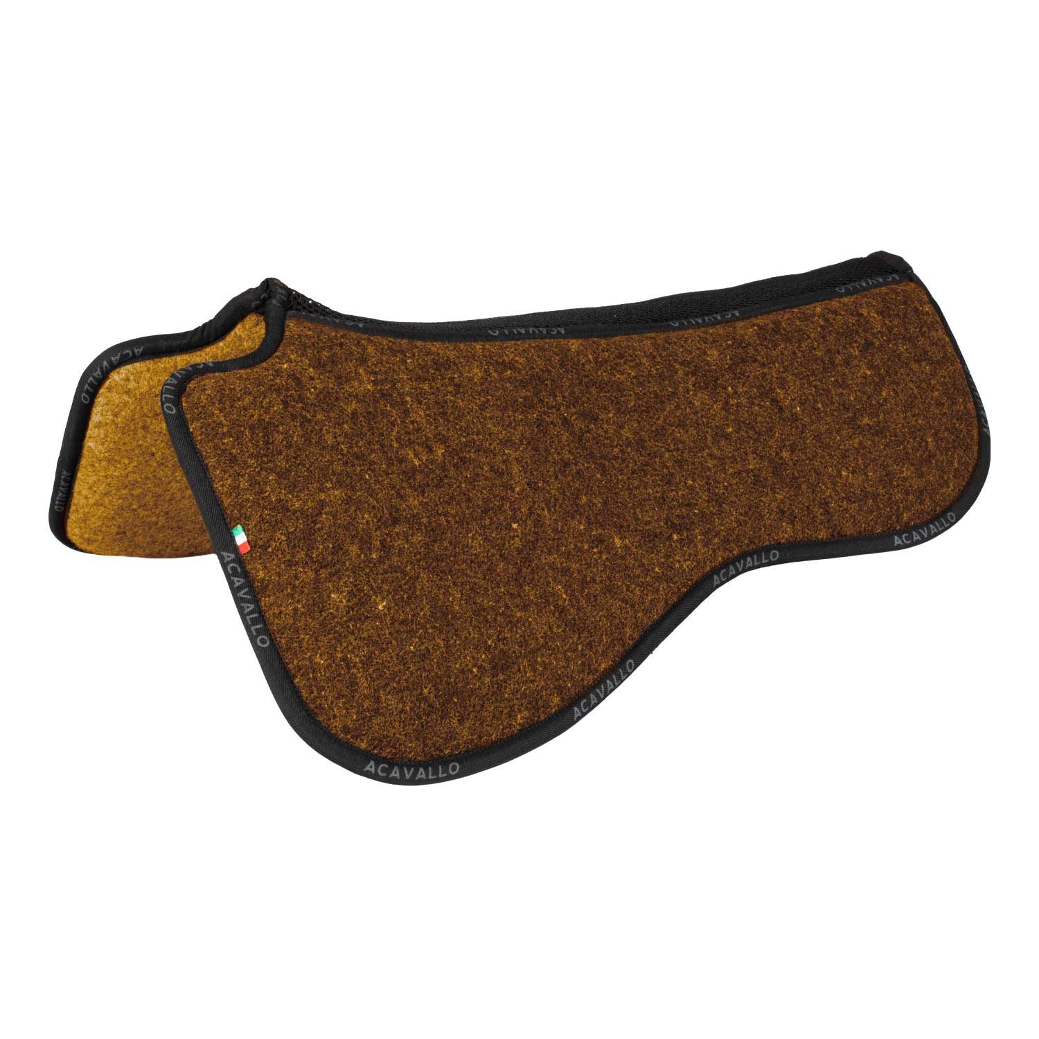 Sattelpad Acavallo Wirbelkanalfreies Memory Foam 1/2 Pad C.C. Filz Dressur
