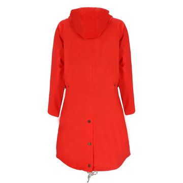 Lizzard Sports Regenjacke Damen Regenmantel unifarben - Outdoor-Jacke wasserdicht und winddicht
