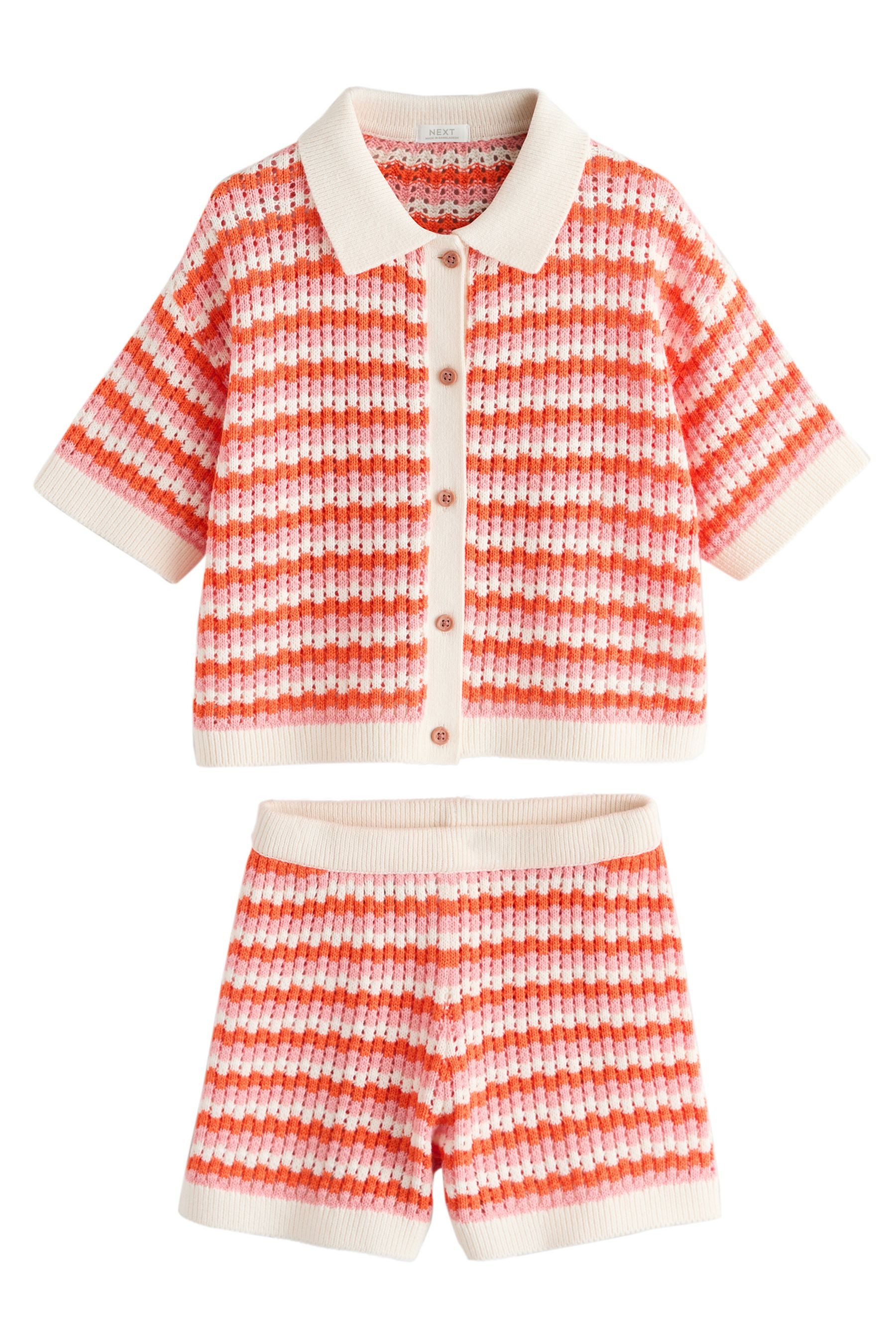 Shirt & Shorts Strickhemd und Shorts im Set