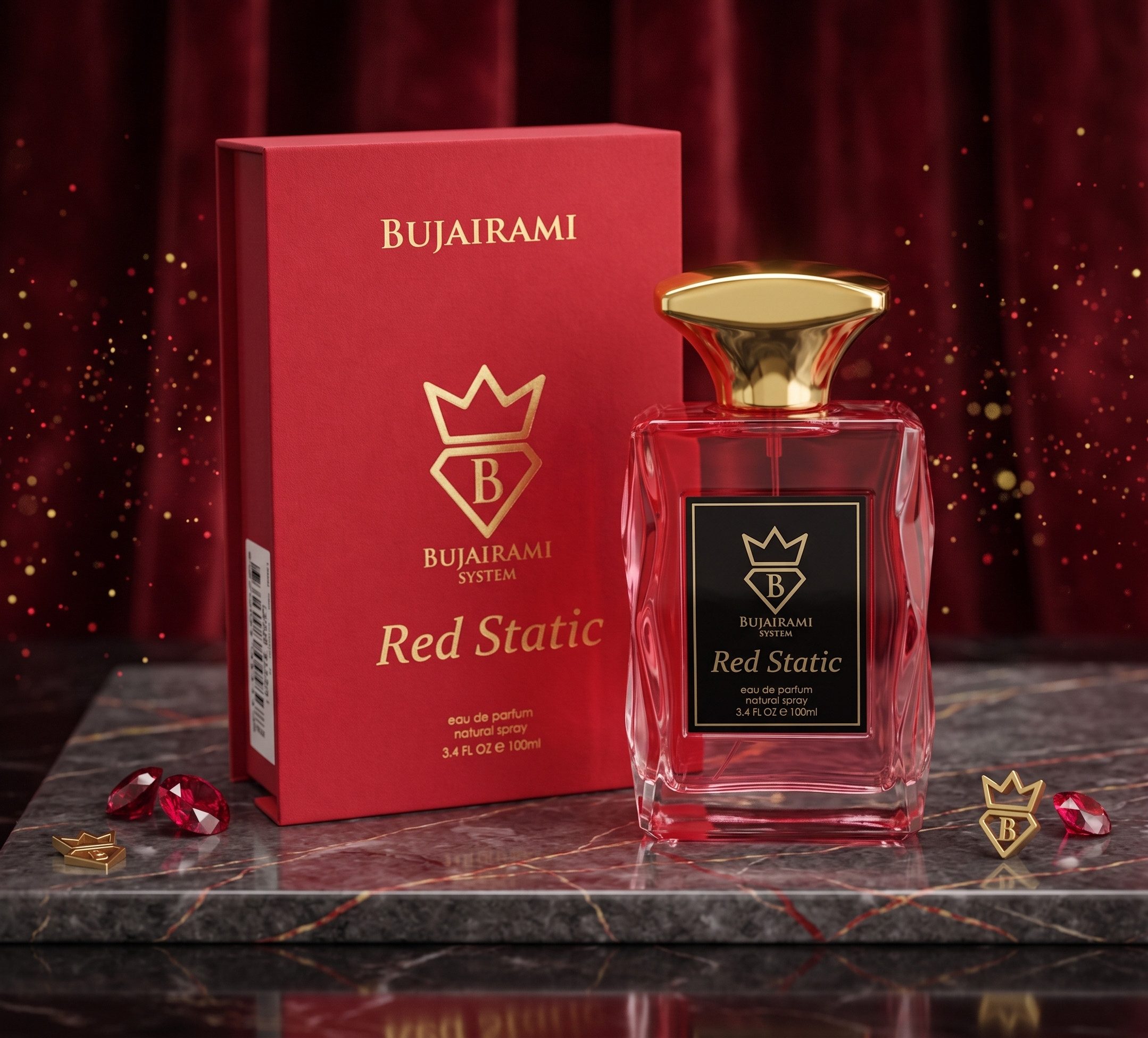 Bujairami Eau de Parfum Bujairami Red Static - Eau de Parfum 100ml
