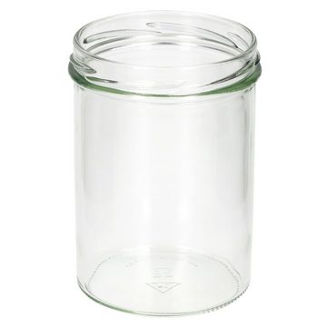 MamboCat Einmachglas 25er Set Sturzglas 435 ml To 82 Merry Christmas Deckel incl Rezeptheft, Glas