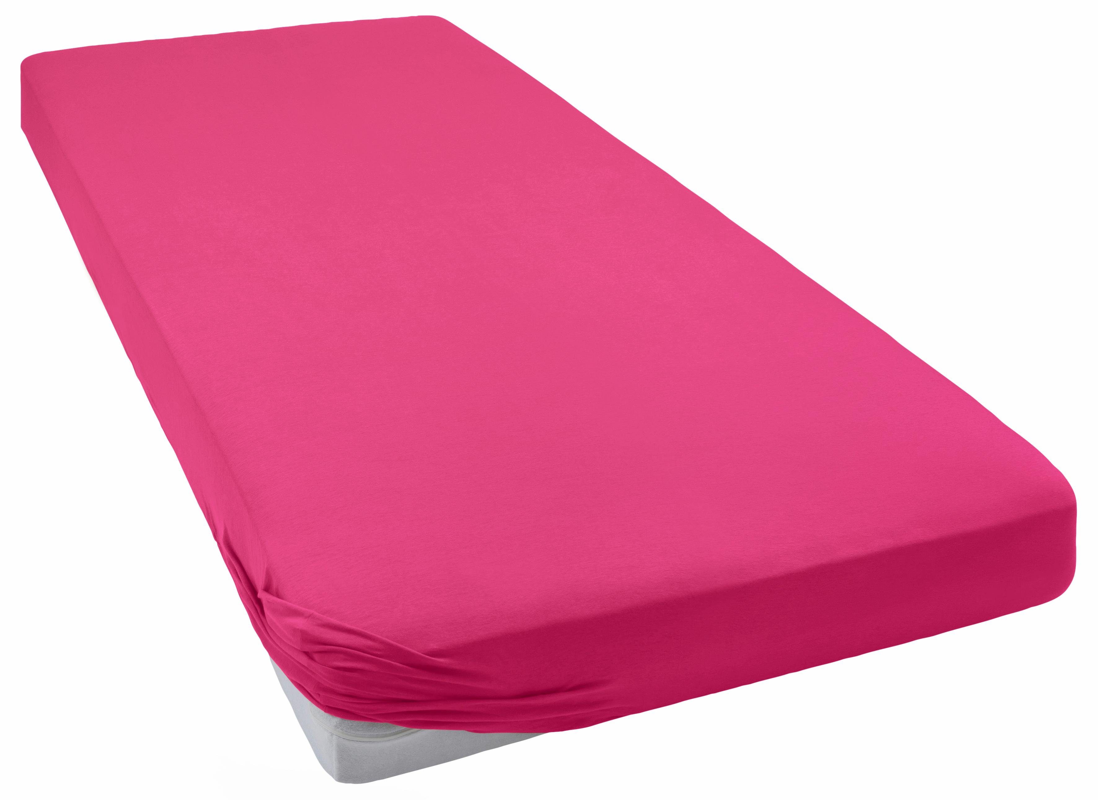 bellana Spannbettlaken bellana exclusiv aus 100% Mako-Baumwolle, 150 g/m², bügelfrei, Mako-Jersey, Gummizug: rundum, (1 Stück), feinste Mako-Baumwolle, Spannbetttuch für Matratzen bis 25cm Höhe