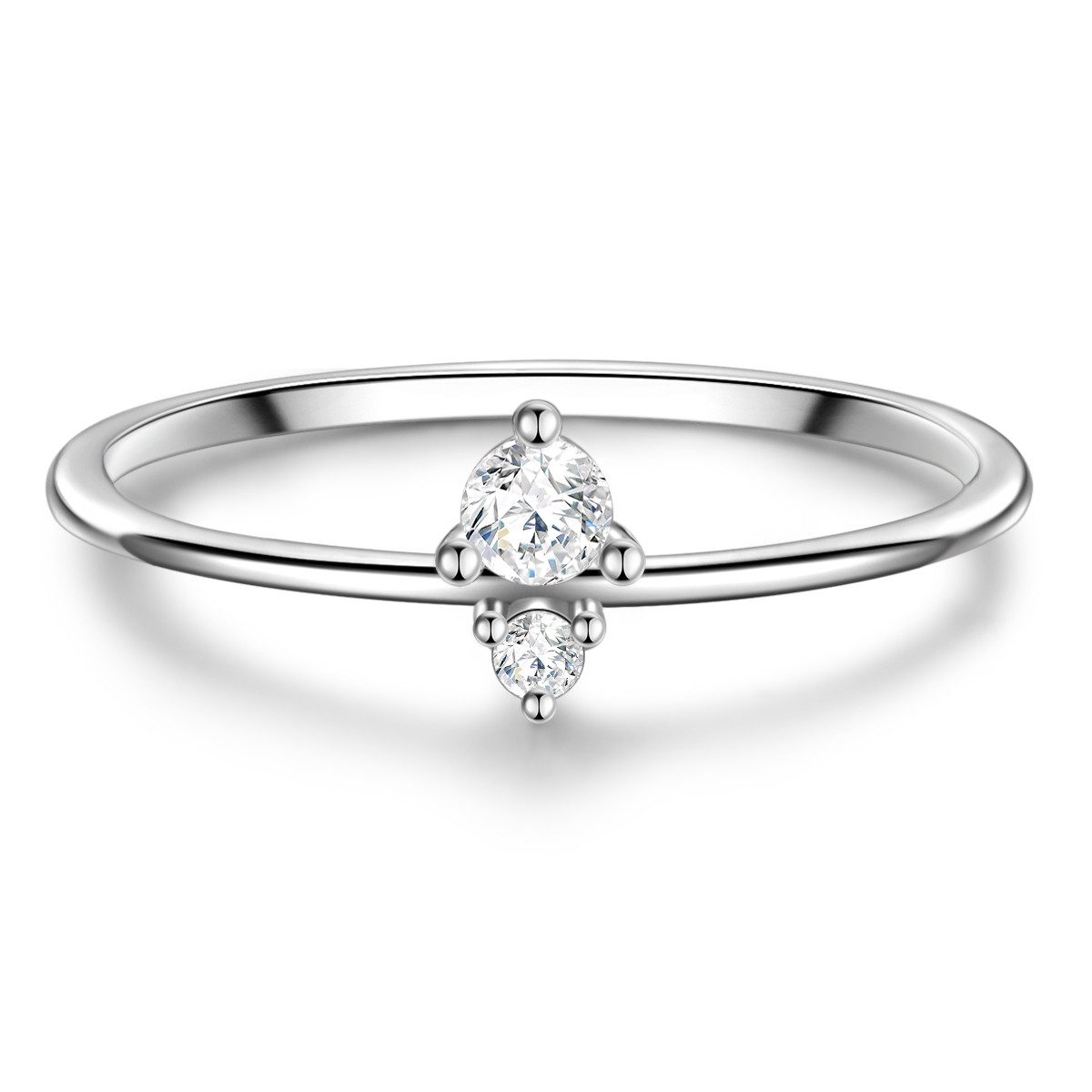 Glanzstücke München Solitärring GSM443 (1-tlg), aus Sterling Silber günstig online kaufen