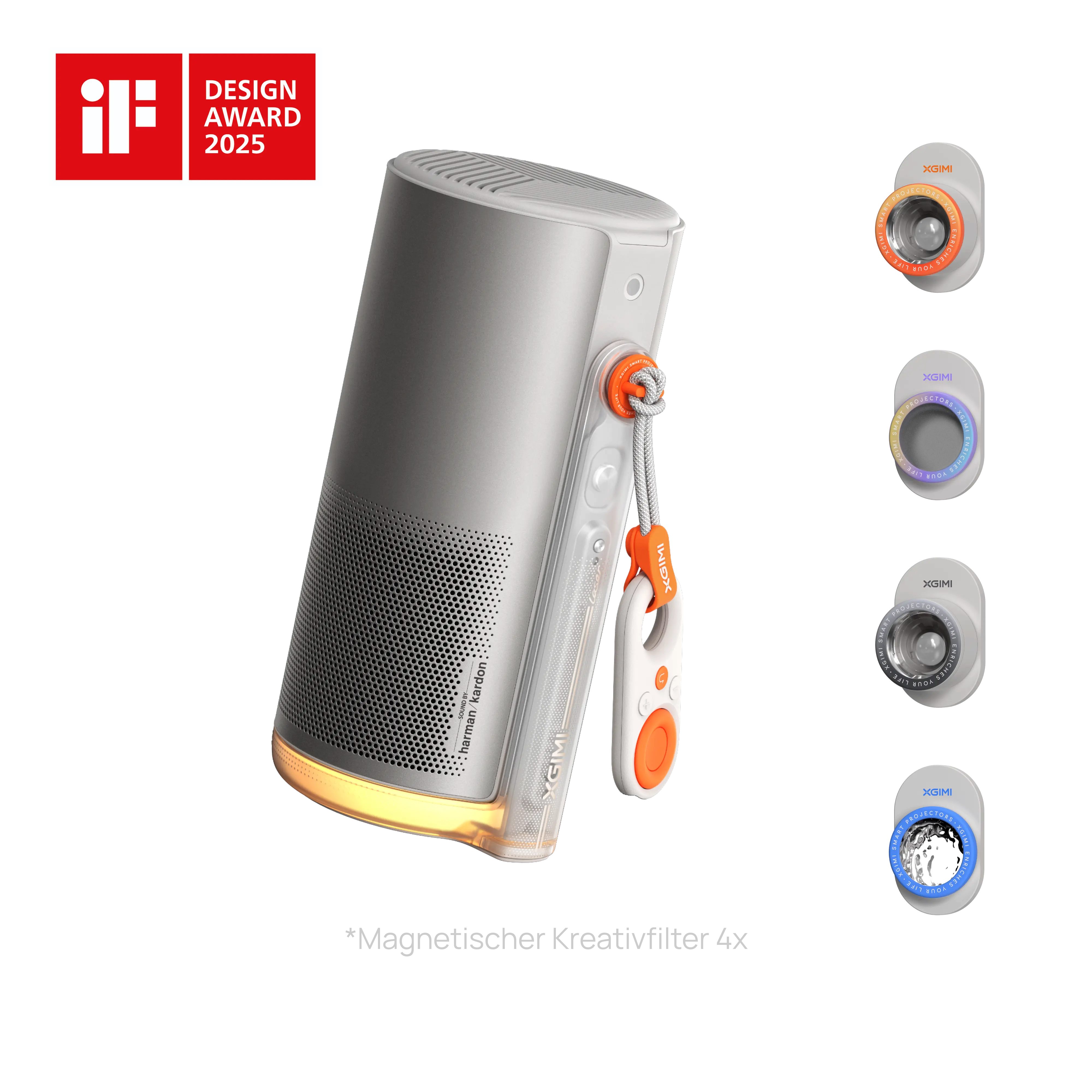 XGIMI MoGo 4 Laser Portabler Projektor (1920 x1080 (1080P) px, Triple-Laser-Technologie, Lizenziert von Netflix)