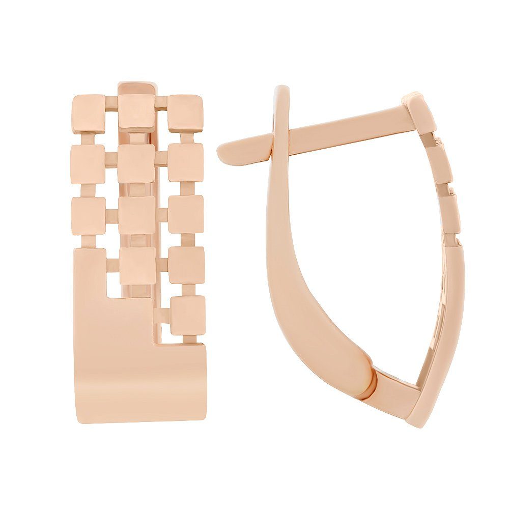 Golders Paar Ohrhänger Ohrringe aus 585 Rotgold (2-tlg), 585 Rotgold Goldsc günstig online kaufen