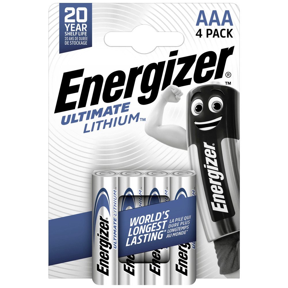 Energizer Energizer Ultimate FR03 Micro (AAA)-Batterie Lithium 1250 mAh 1.5 V 4 Batterie