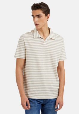 Guess Poloshirt Polo Kurzarm-Poloshirt EMBRO STRIP in Regular Fit (1-tlg)