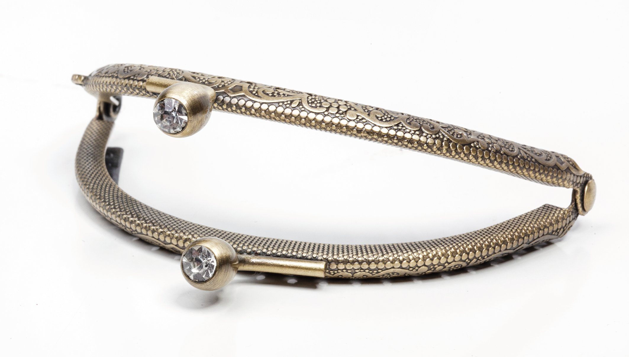 Prym Aufbewahrungstasche Taschenverschluss Lorena, altmessing