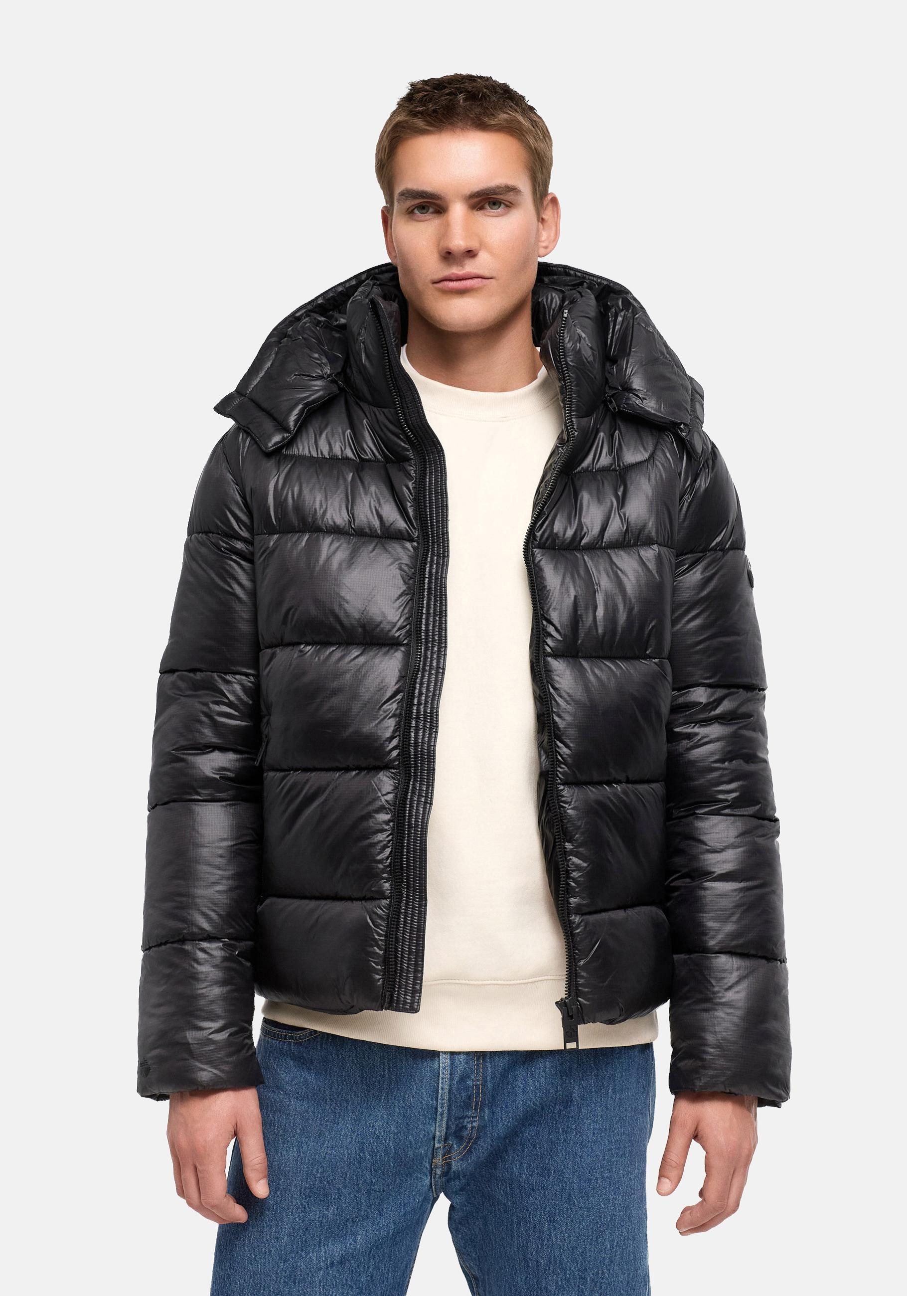 Stone Harbour Steppjacke Ezioo XX Herren Winterjacke mit magnetischen Knöpfen
