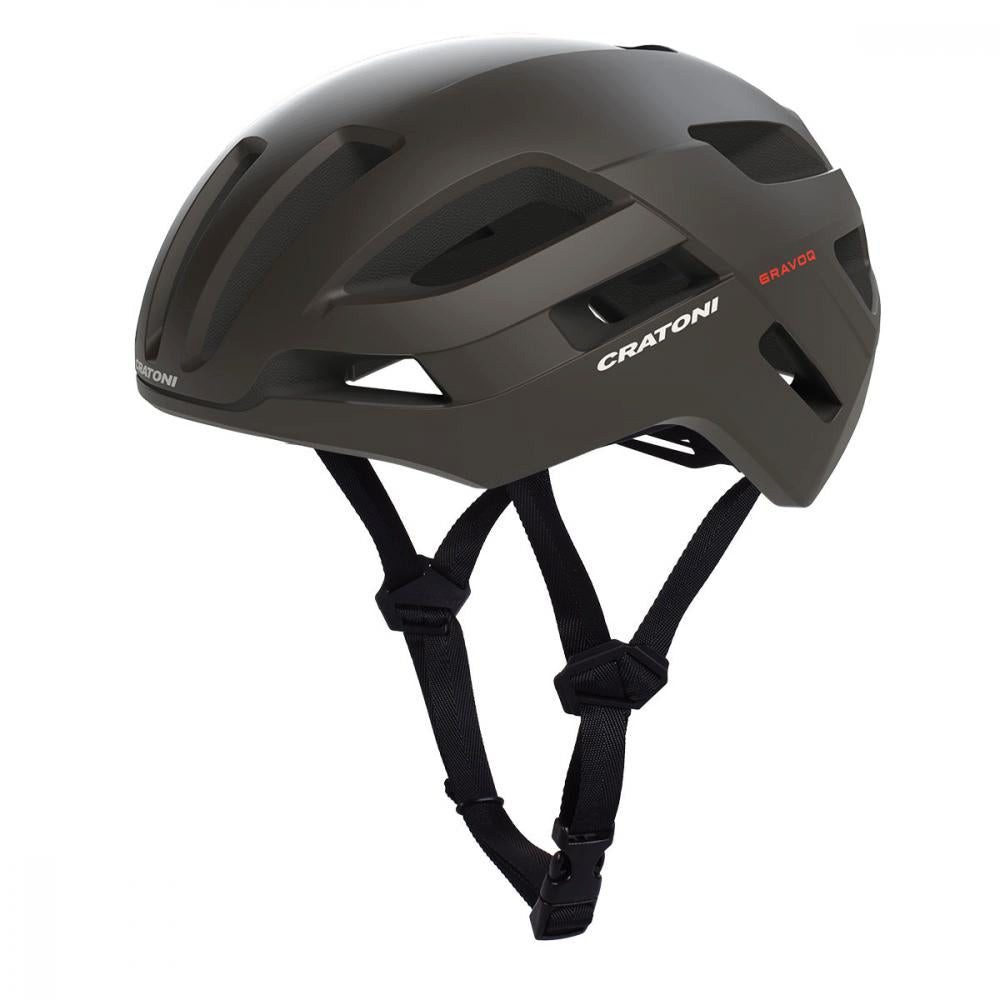 Cratoni Fahrradhelm Fahrradhelm Cratoni Gravoq schwarz matt,Gr. M/L (57-61 cm)