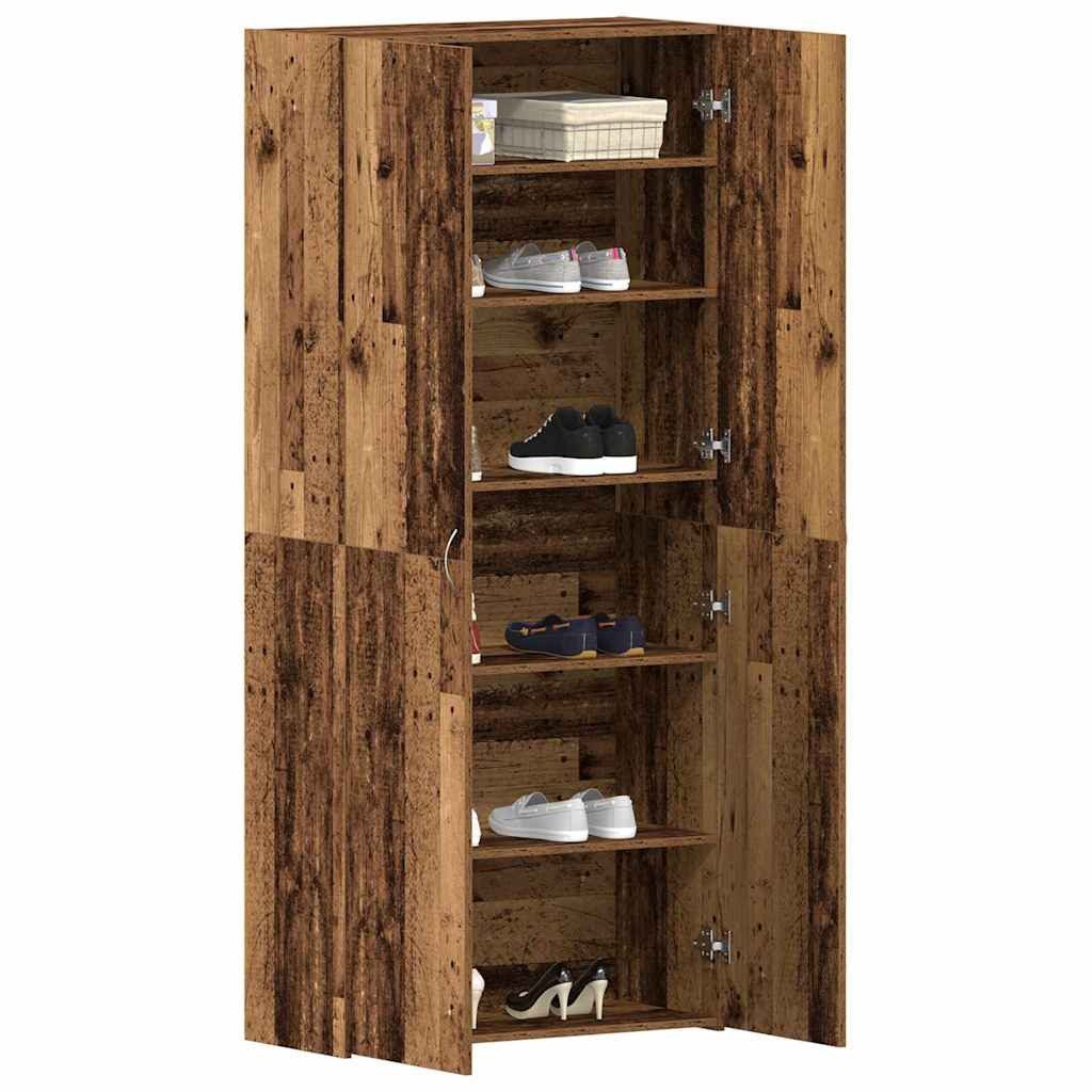 vidaXL Schuhregal Schuhschrank mit Regal Braun günstig online kaufen