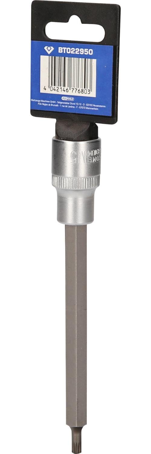 1/2" mm Bit-Set Tools Brilliant 140 lang, Vielzahn-Bit-Stecknuss, M5