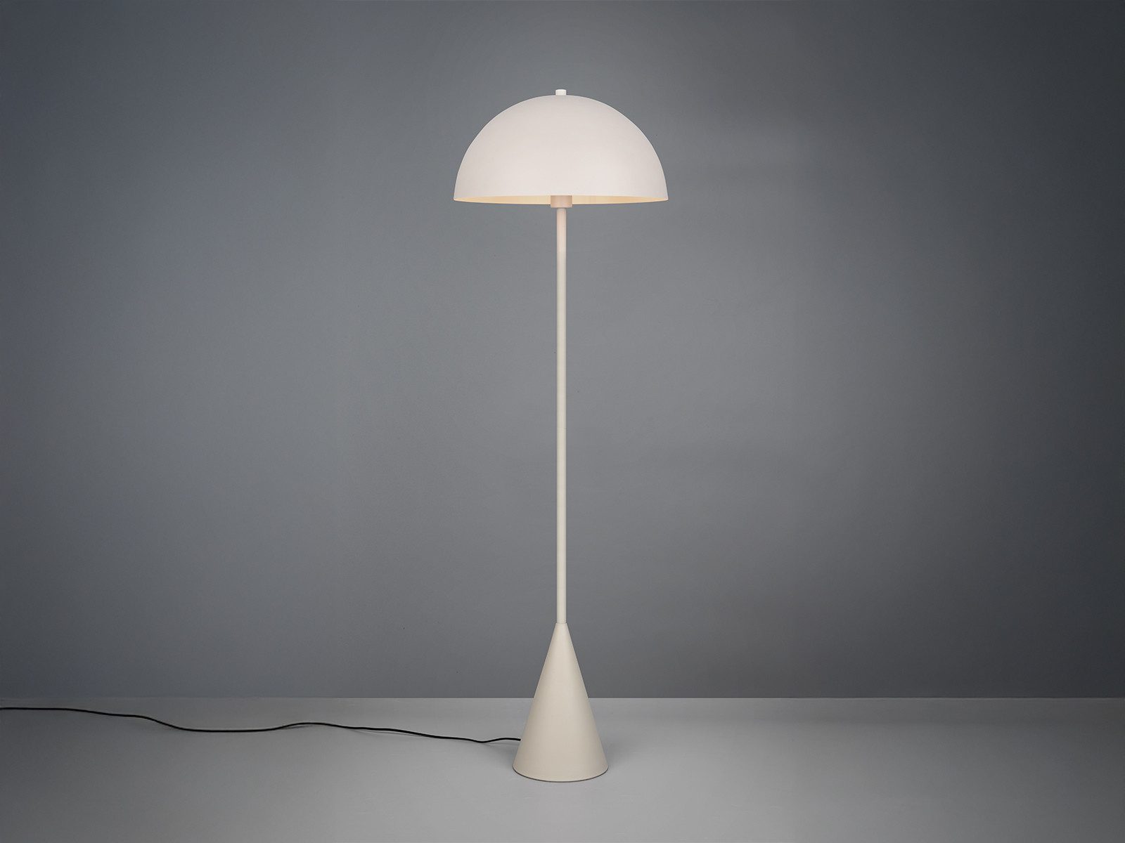 TRIO Leuchten LED Stehlampe, Dimmfunktion, LED wechselbar, Warmweiß, kleine coole Pilz-lampe stehend für Zimmer Ecke, Höhe 130cm