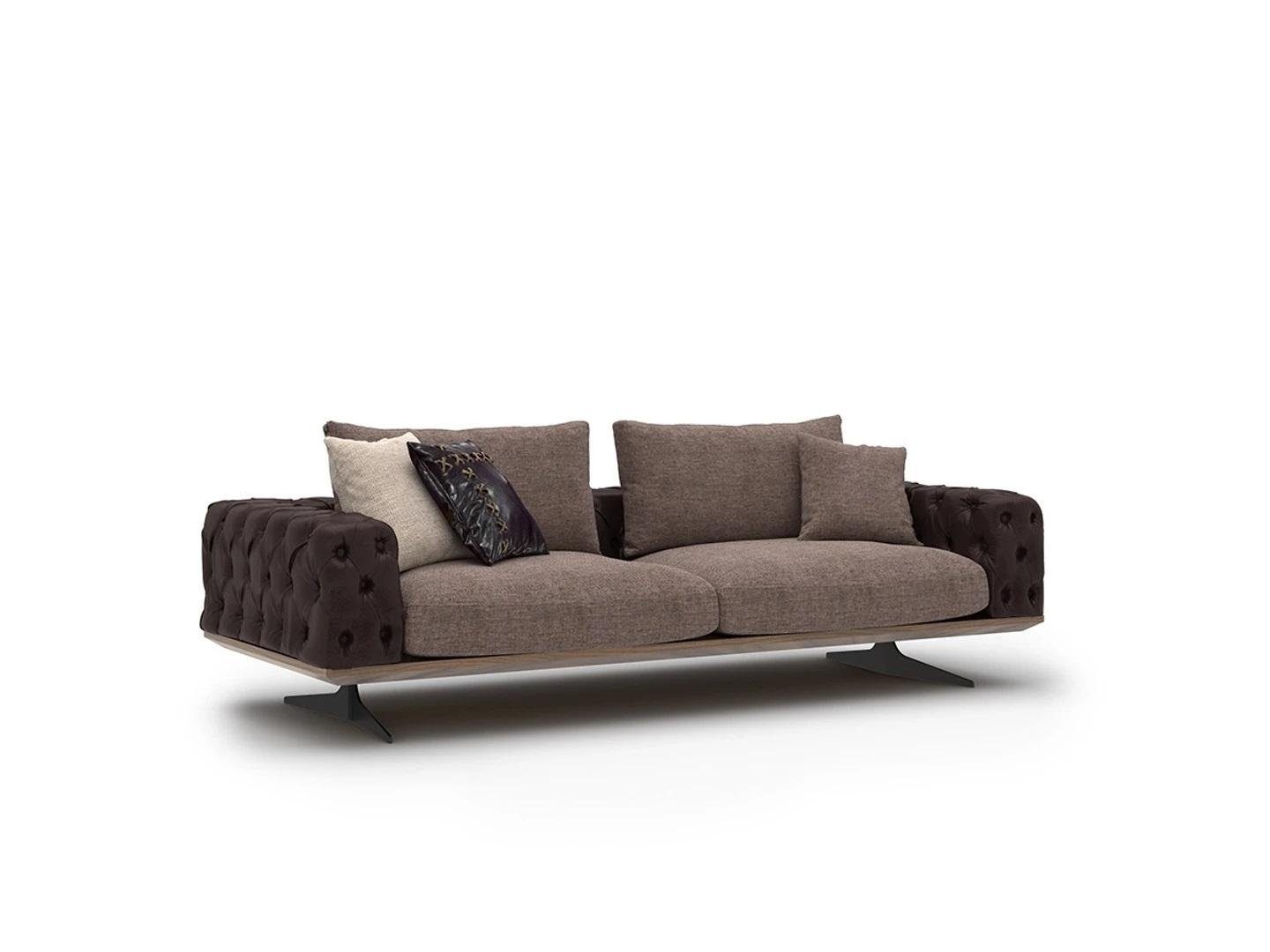 Wohnzimmer-Set JVmoebel Polstermöbel (2-St., Luxus, 2x Europa in Sofas 2tlg 3 Sitzer), 2x Set Wohnzimmer Sofa Made Nur Dreisitzer Modern