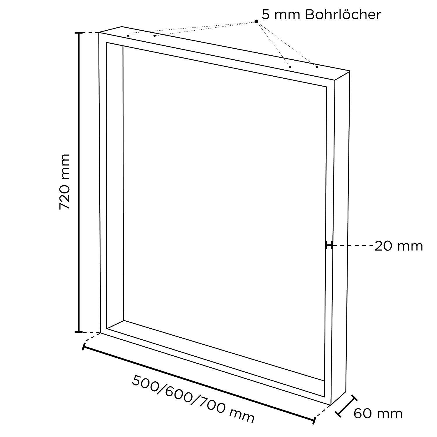 Tischkufen sossai® Tischgestell Weiß 50-70cm in 72cm (2-St) Stahl x