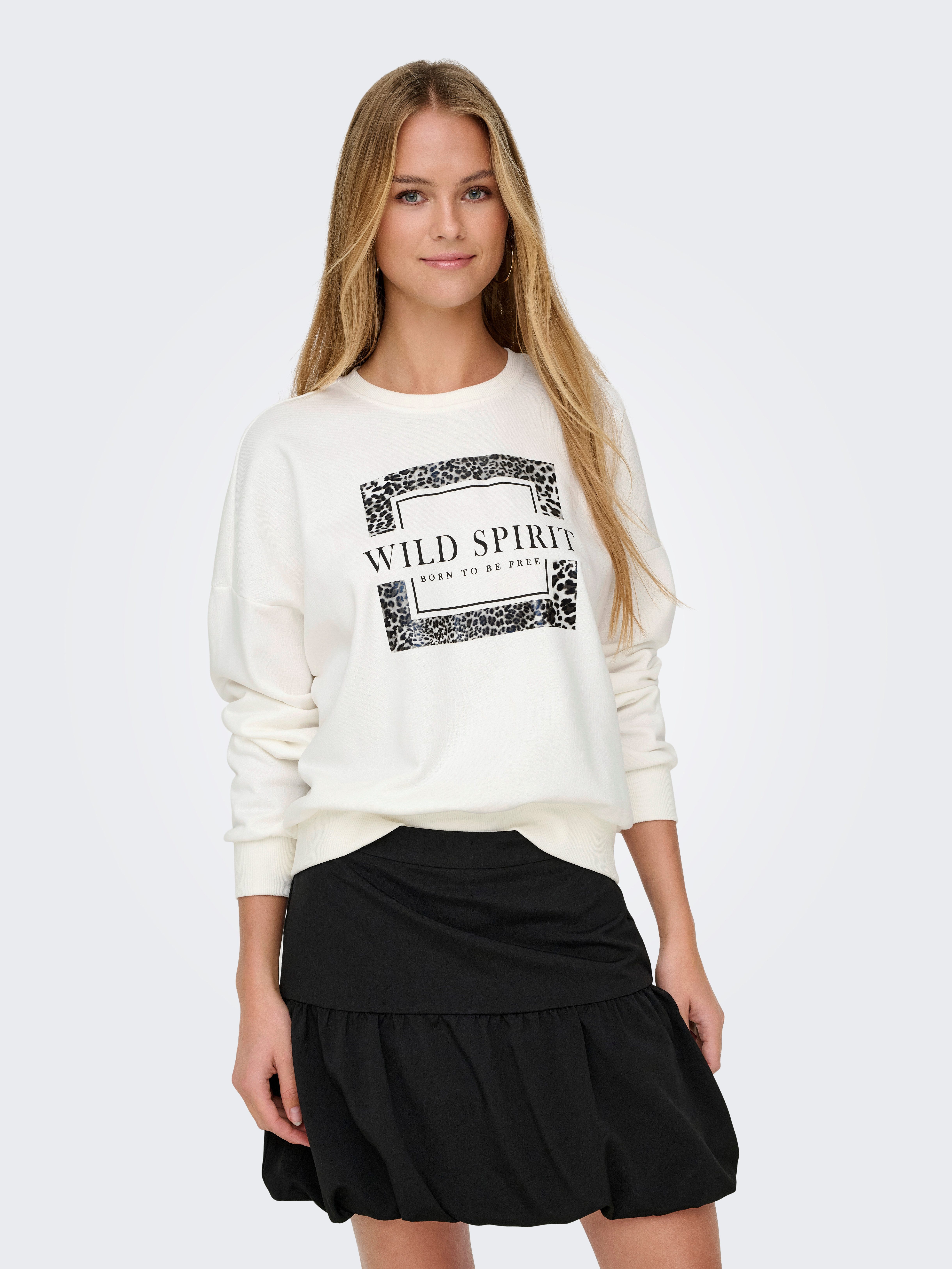ONLY Sweatshirt ONLRUNA L/S O-NECK BOX CC SWT günstig online kaufen