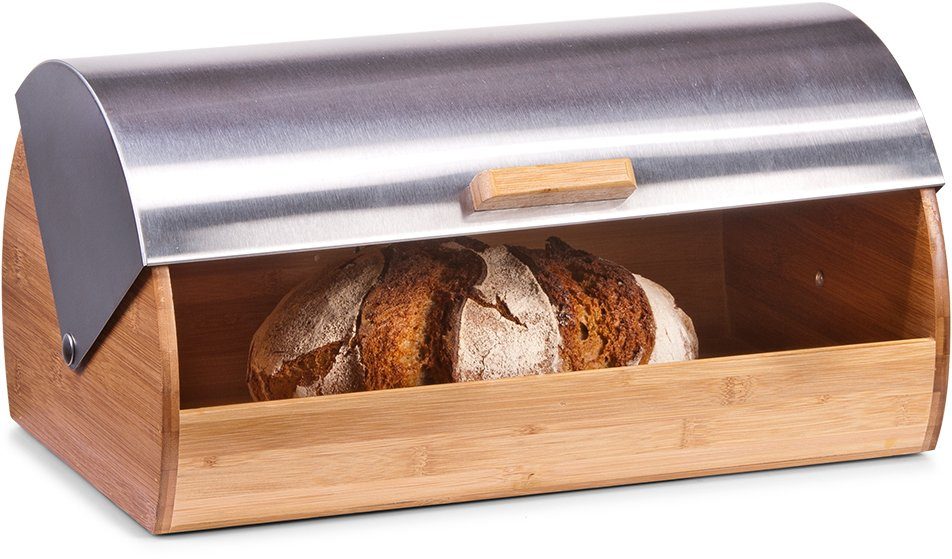 Zeller Present Brotkasten, Bambus, Edelstahl, (1-tlg)