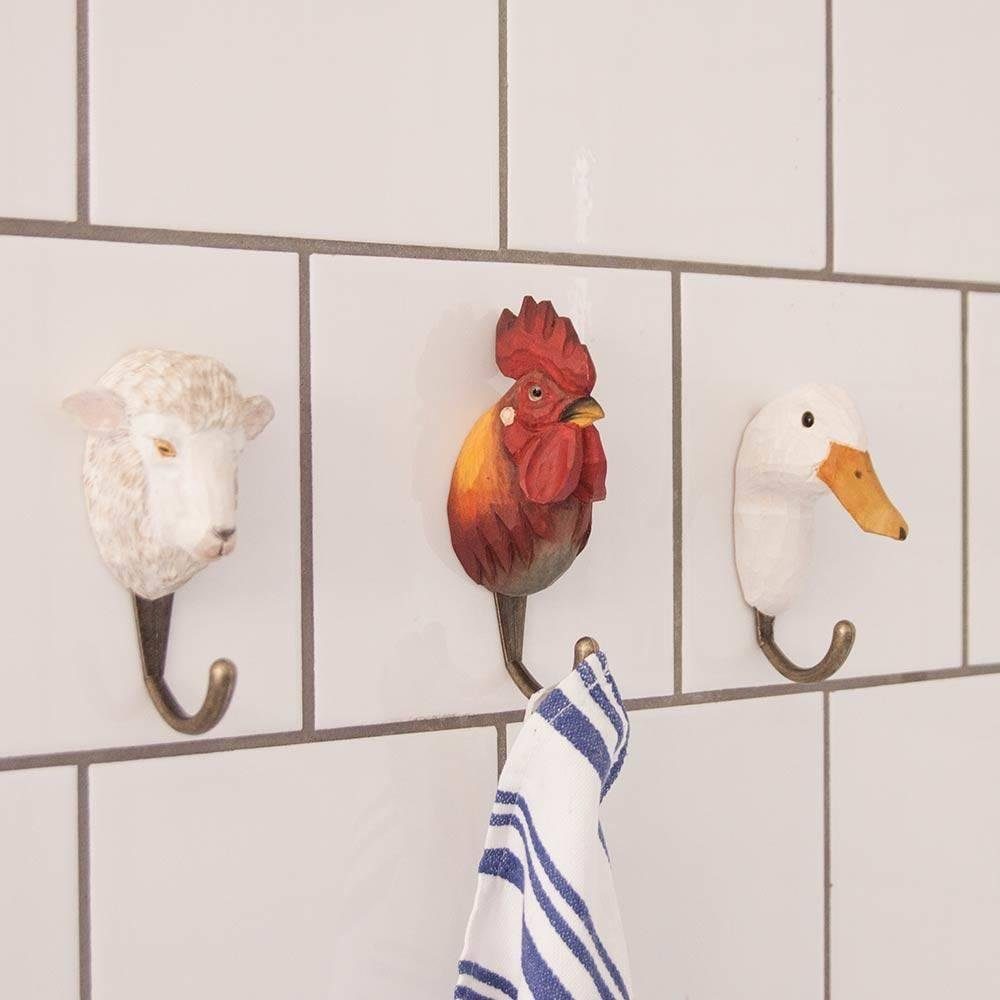 Wildlife Garden Garderobenhaken Kleiderhaken DecoHook Hahn günstig online kaufen