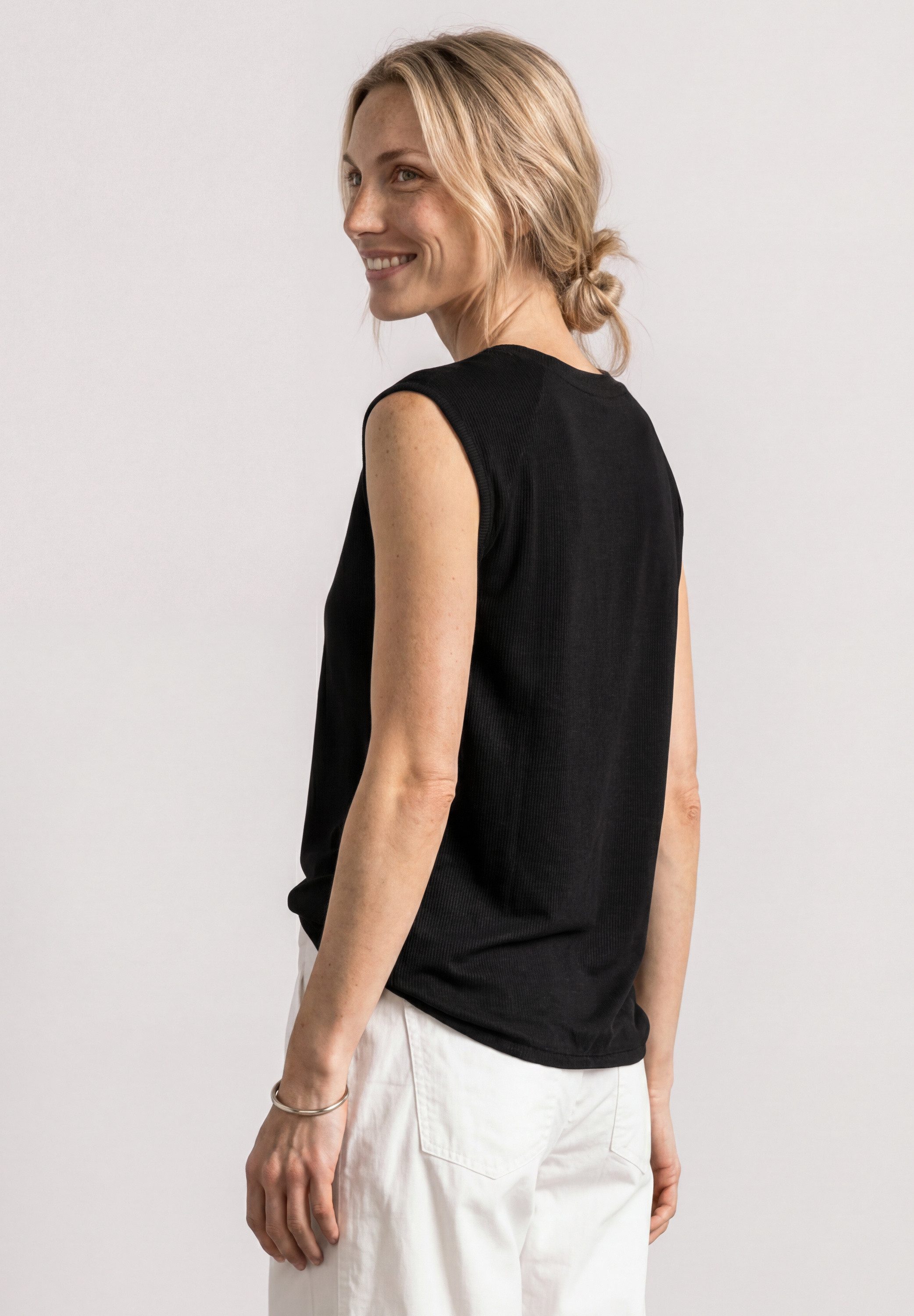 STREET ONE Shirttop aus stretchigem Viskosematerial