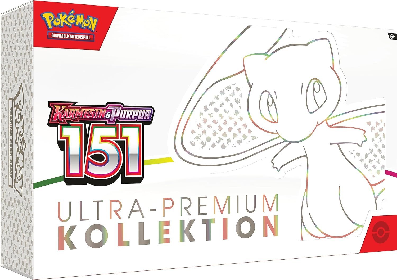 POKÉMON Sammelkarte TCG: Scarlet & Violet 151 Ultra Premium Kollektion Deutsch, 16 Booster Packs