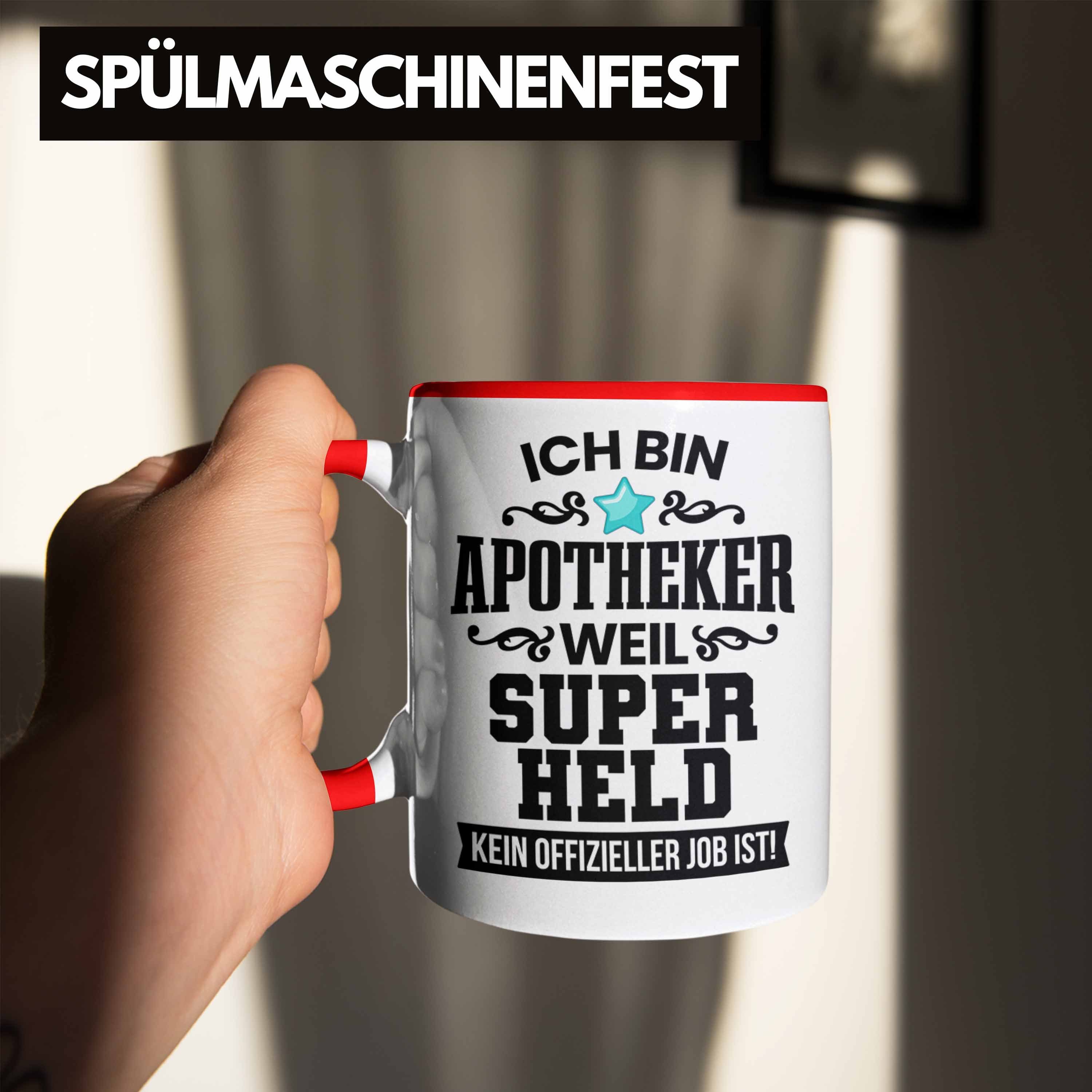 Apotheker Apotheker Trendation Pharmazeut Trendation Lustig Rot Arzneikundiger Bester Tasse - Geschenk Spruch Kaffeetasse Kaffeetasse Tasse