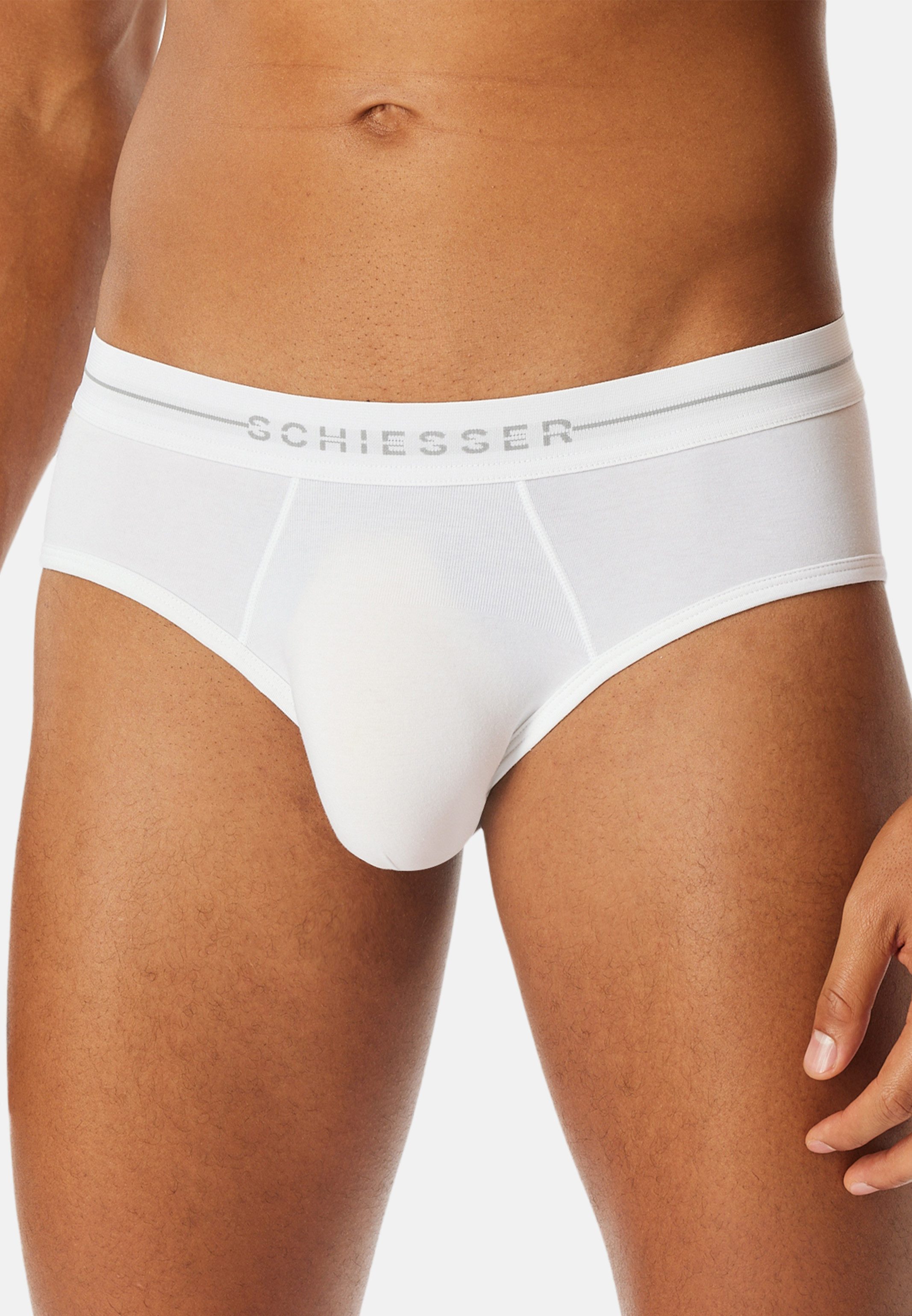 Schiesser Slip 2er Pack Cotton Flex (Spar-Set, 2-St) Rio Slip / Unterhose - günstig online kaufen