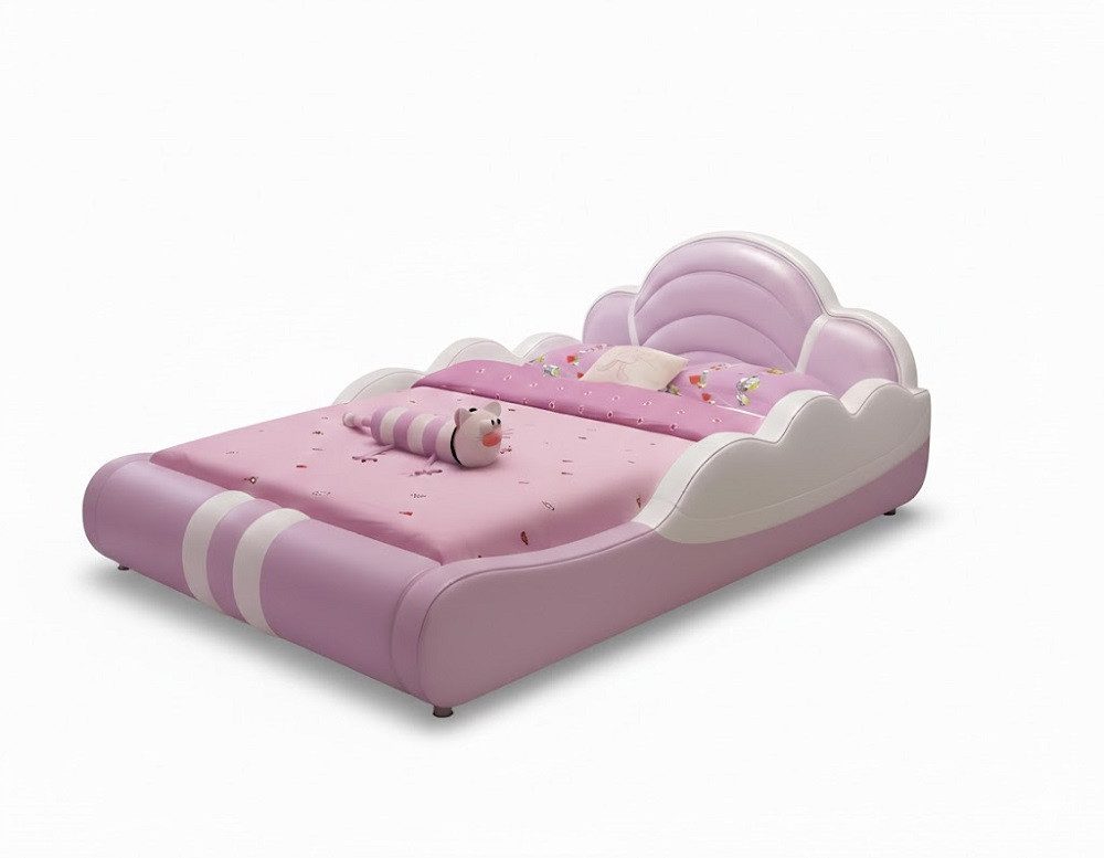 JVmoebel Kinderbett Mädchen Betten Schlafzimmer Design Doppelbett Sofort, Made in Europa