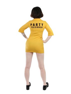 GalaxyCat Kostüm Sexy Gefangene Damen Kostüm I Sträflings Kleid, Party Prisoner Kleid