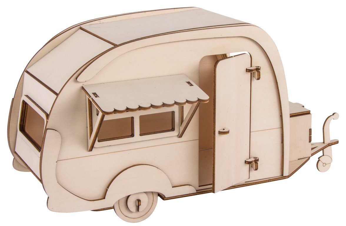 Rayher Modellbausatz Wohnwagen, 40 Teile