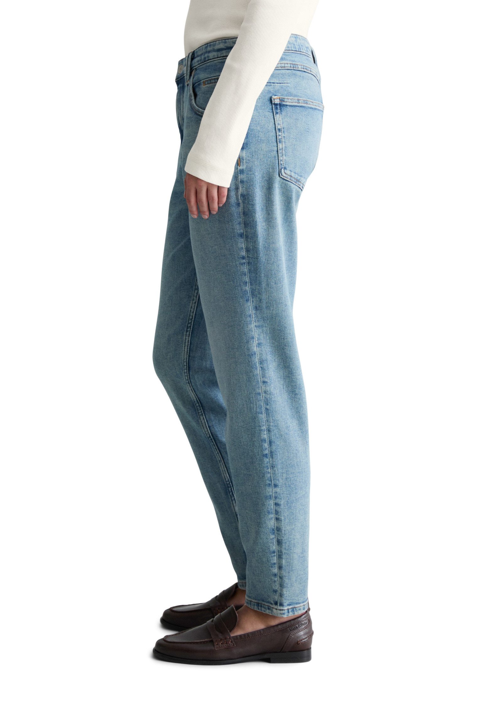 Marc O'Polo DENIM Boyfriend-Jeans aus Organic Cotton-Mix günstig online kaufen