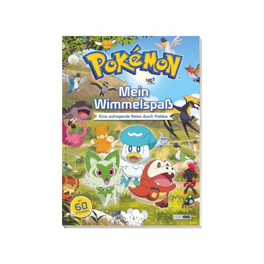 PANINI VERLAG Stickerbuch Pokemon Eine aufregende Reise durch Paldea´Wimmelbuch