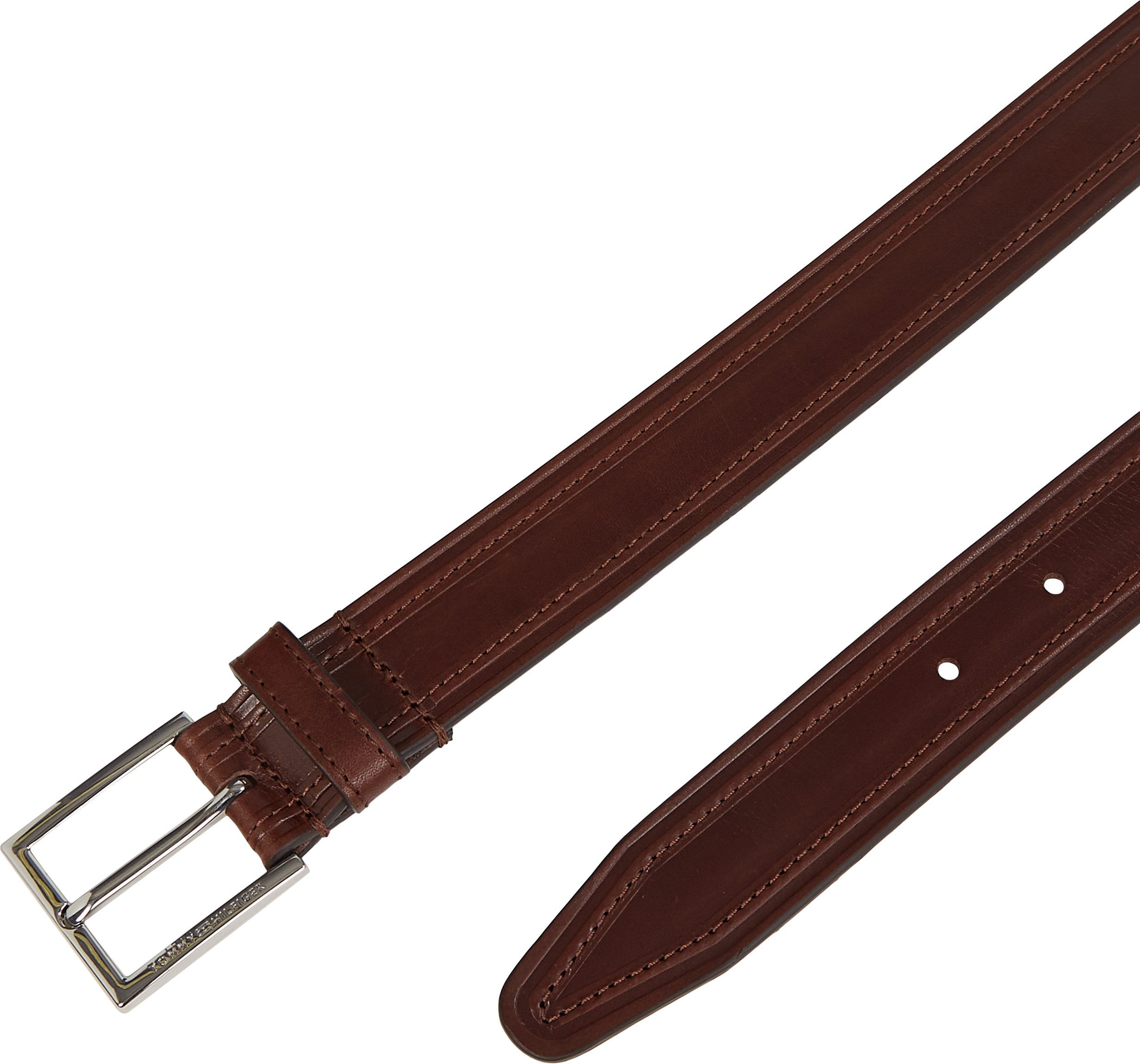 Tommy Hilfiger Ledergürtel HUDSON EMBOSS LEATHER 3.0 cm breit Größenverstellbar – Bild 5 von 5