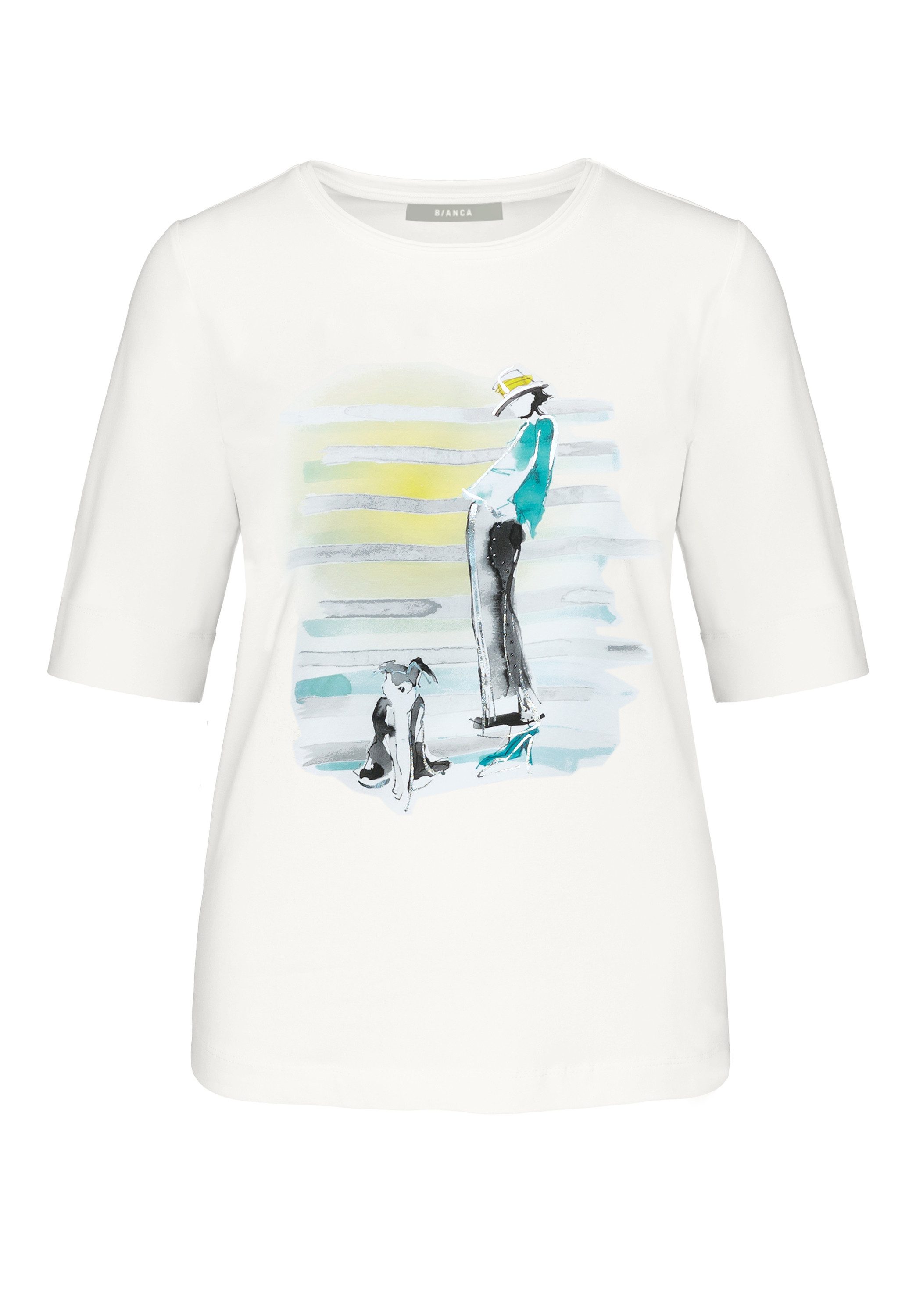 bianca Print-Shirt DINIA mit angesagtem Mode-Print günstig online kaufen
