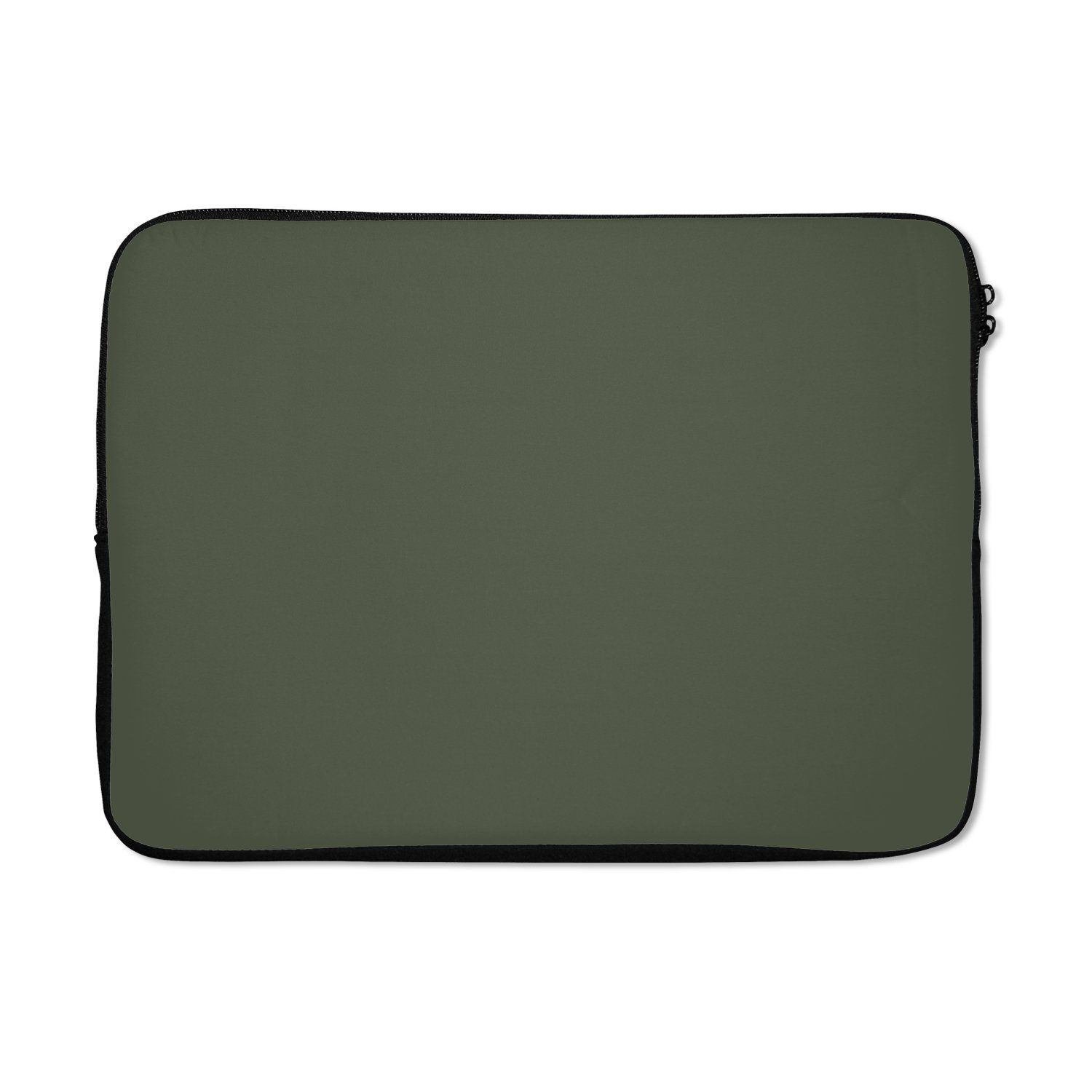 Laptop-Hülle Grün - Einfarbig - Olivgrün