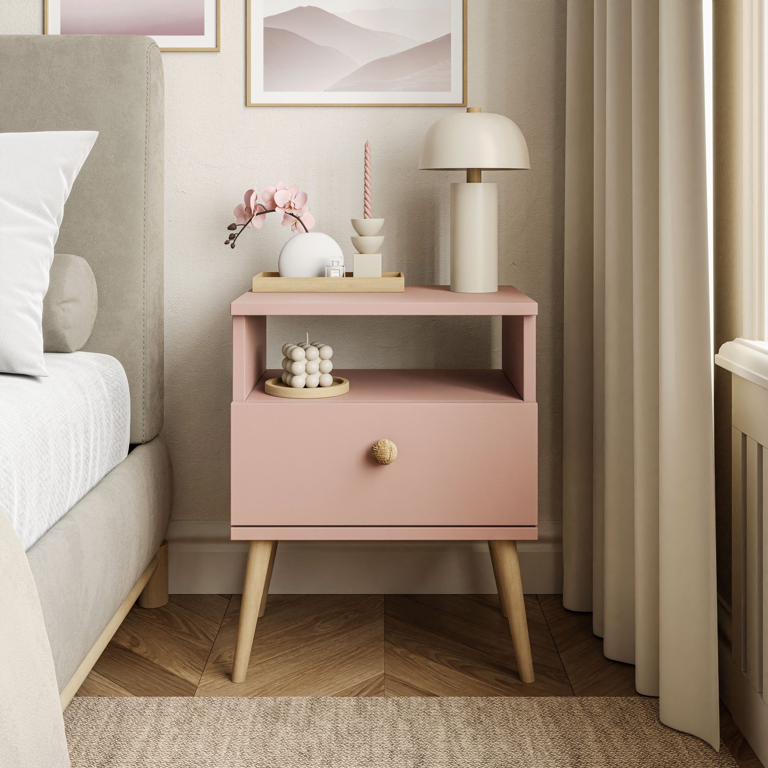 Lookway Nachttisch Harmony mit Schublade 44x56x31 günstig online kaufen