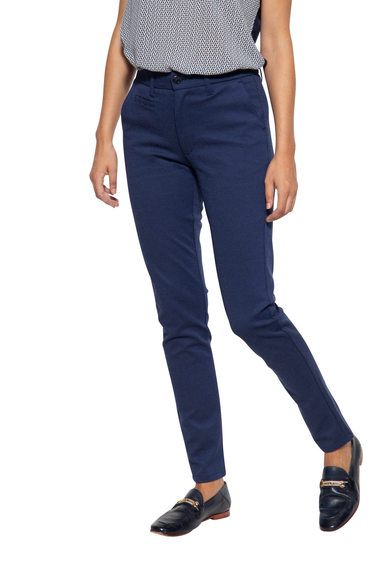 ATT Jeans Stoffhose Sophie (1-tlg) mit feinem Punktemuster