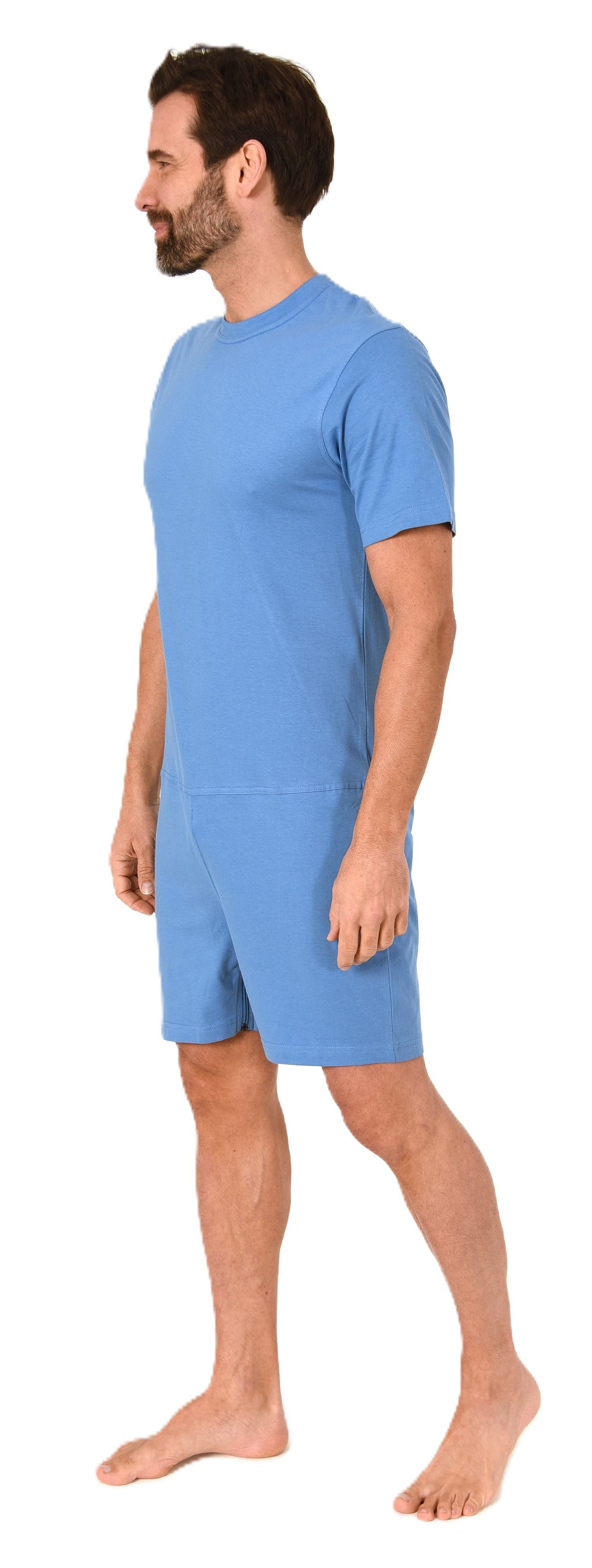 Normann Care Pyjama Herren Pflegeoverall kurzarm günstig online kaufen