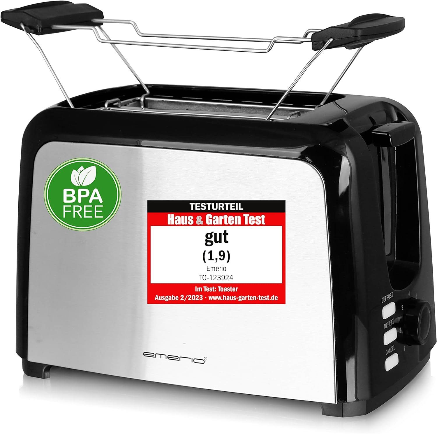 Emerio Toaster ‎TO-123924 Toaster, 750 W