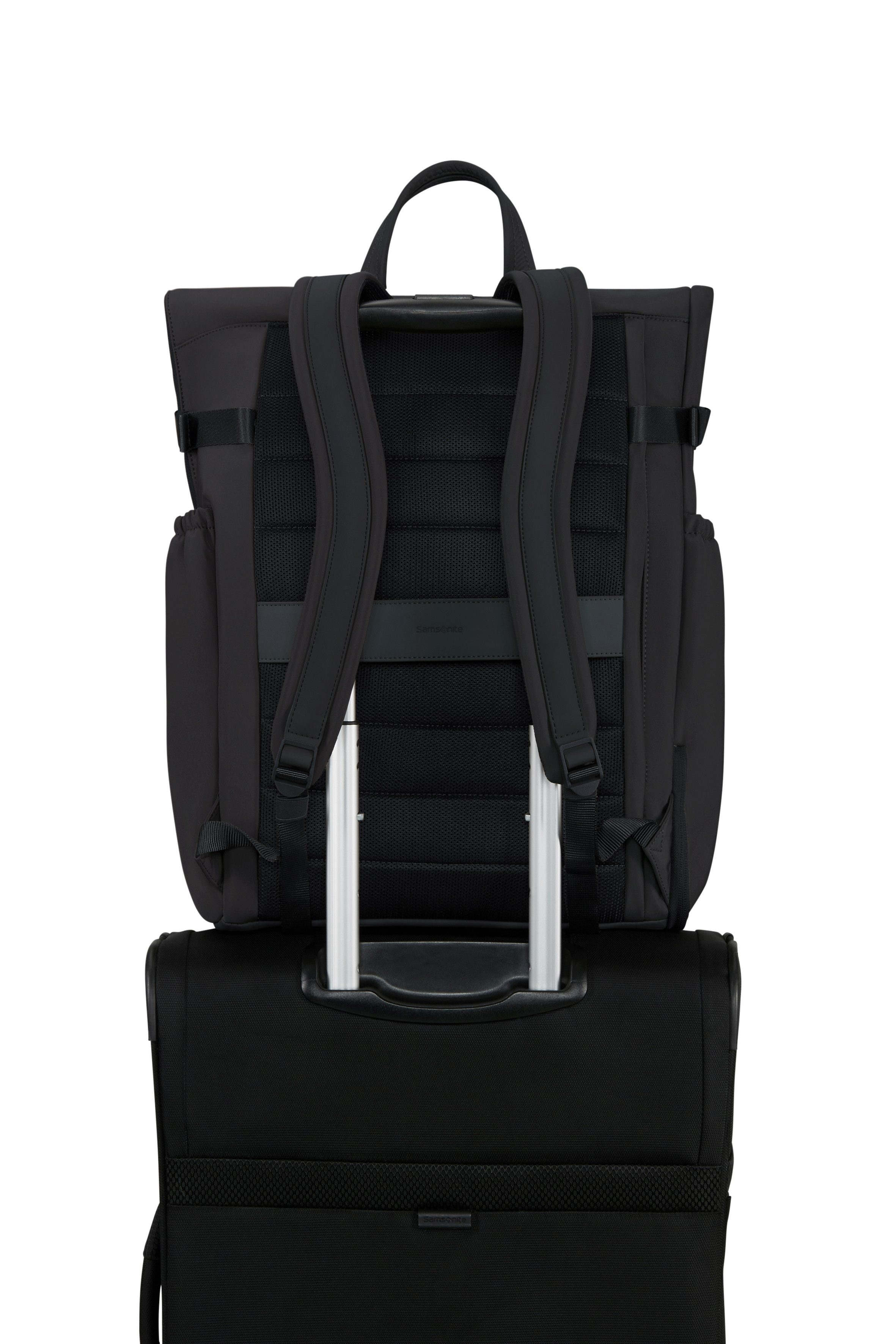 Samsonite Notebookrucksack ESSENTIS Jana Ina Zarrella 25/31 L 15.6" RFID, Softes, mattes Nylon, federleicht mit herausnehmbarer Trennwand