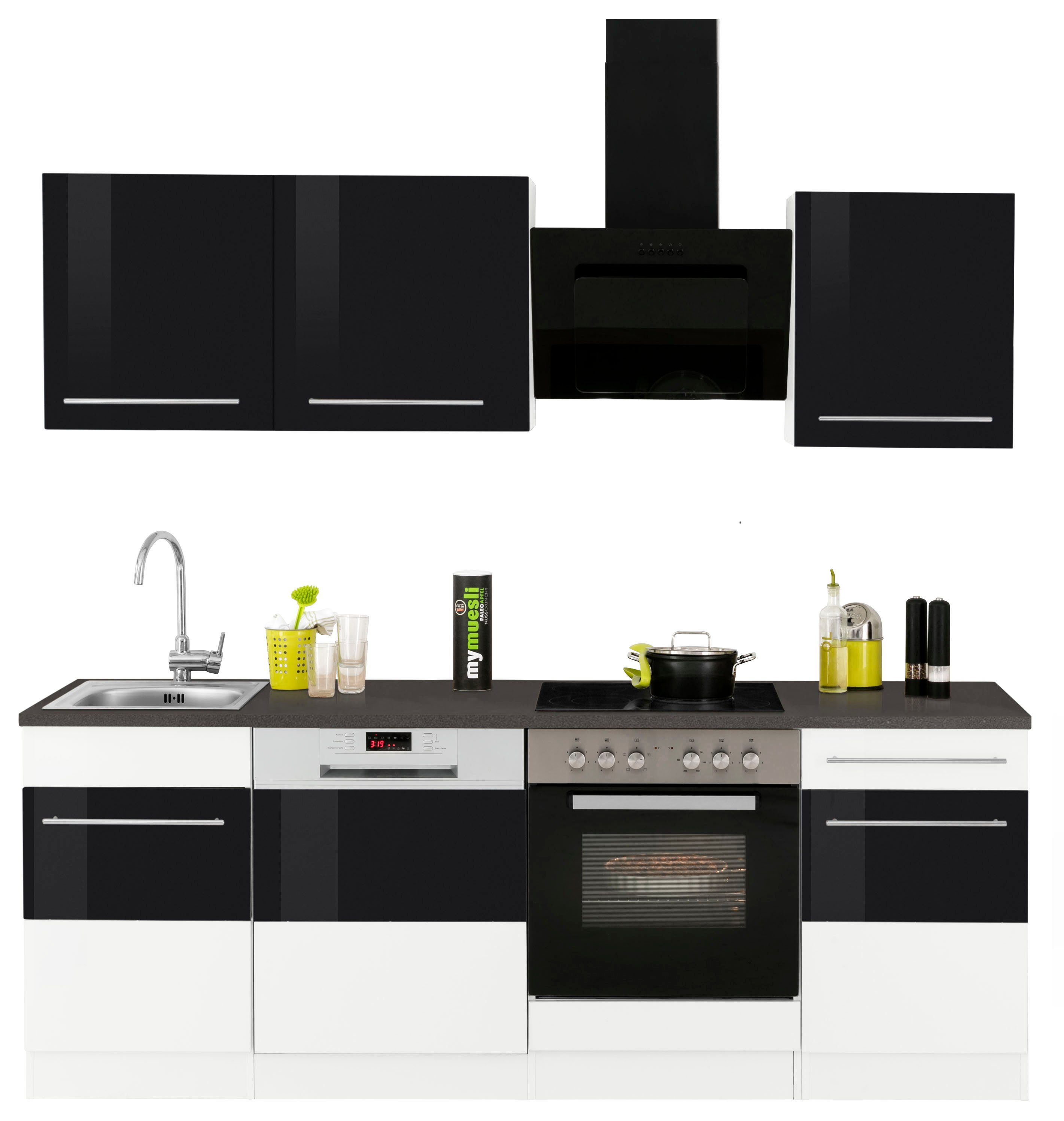 KOCHSTATION Küchenzeile KS-Trient, Breite 220 cm, günstig online kaufen